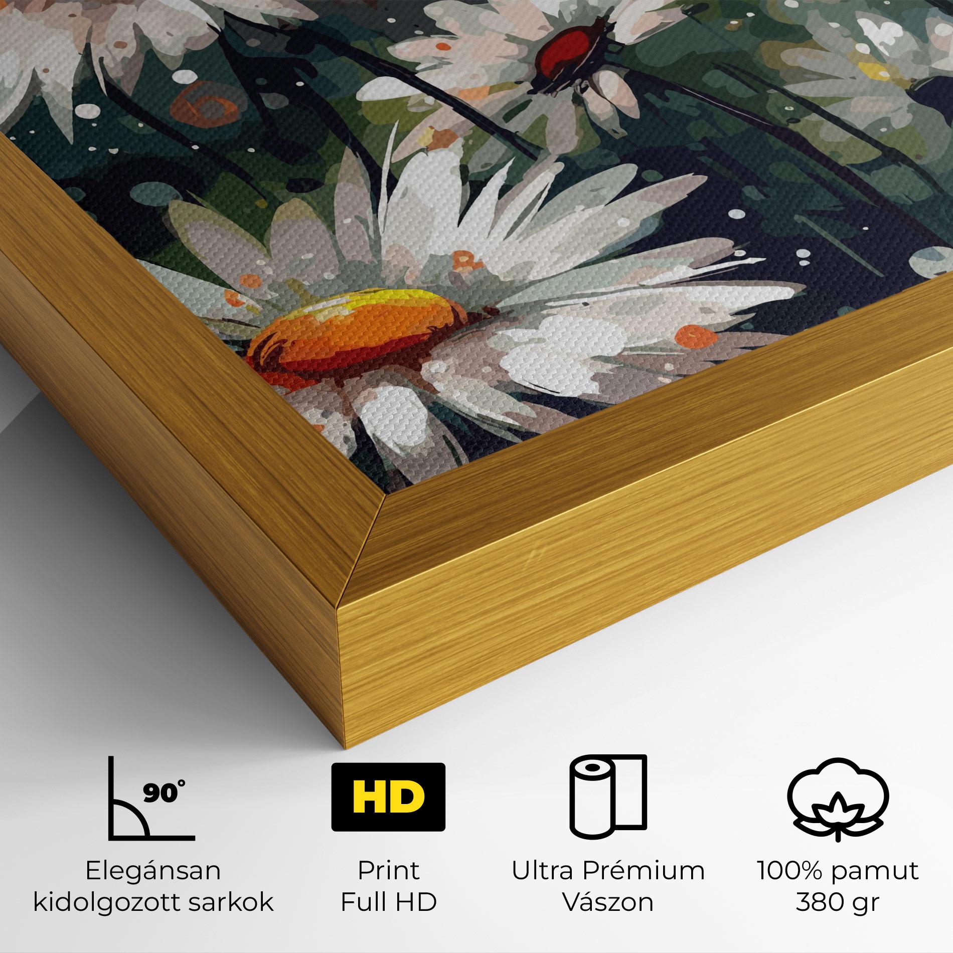 Vászonkép Daisy Art mockup 4