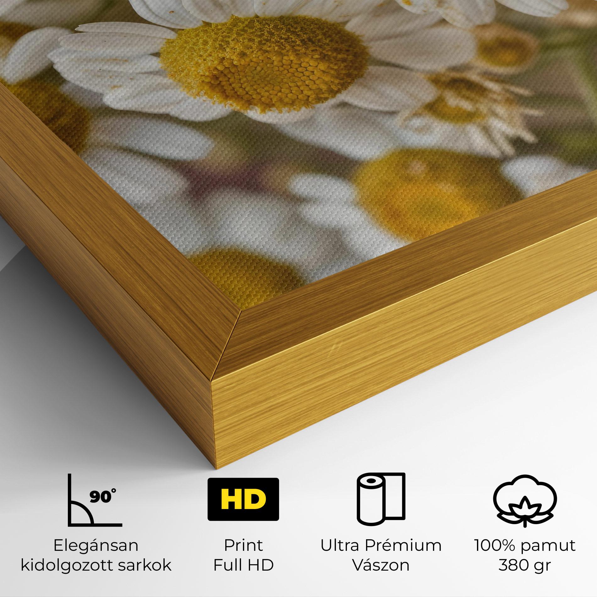 Vászonkép Daisy Wall mockup 4