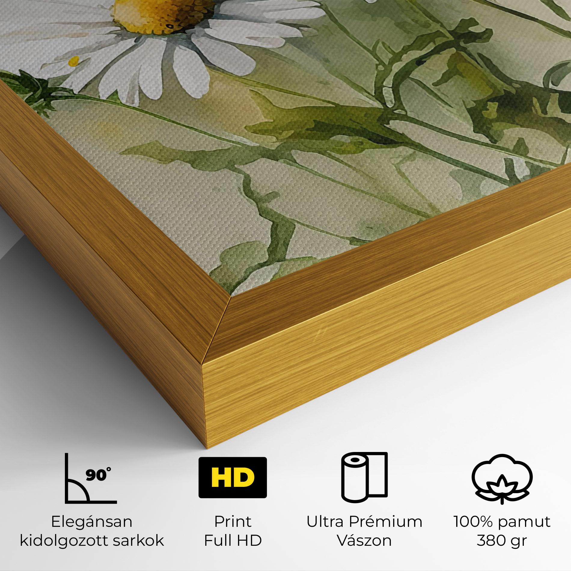 Vászonkép Painted Daisy mockup 4