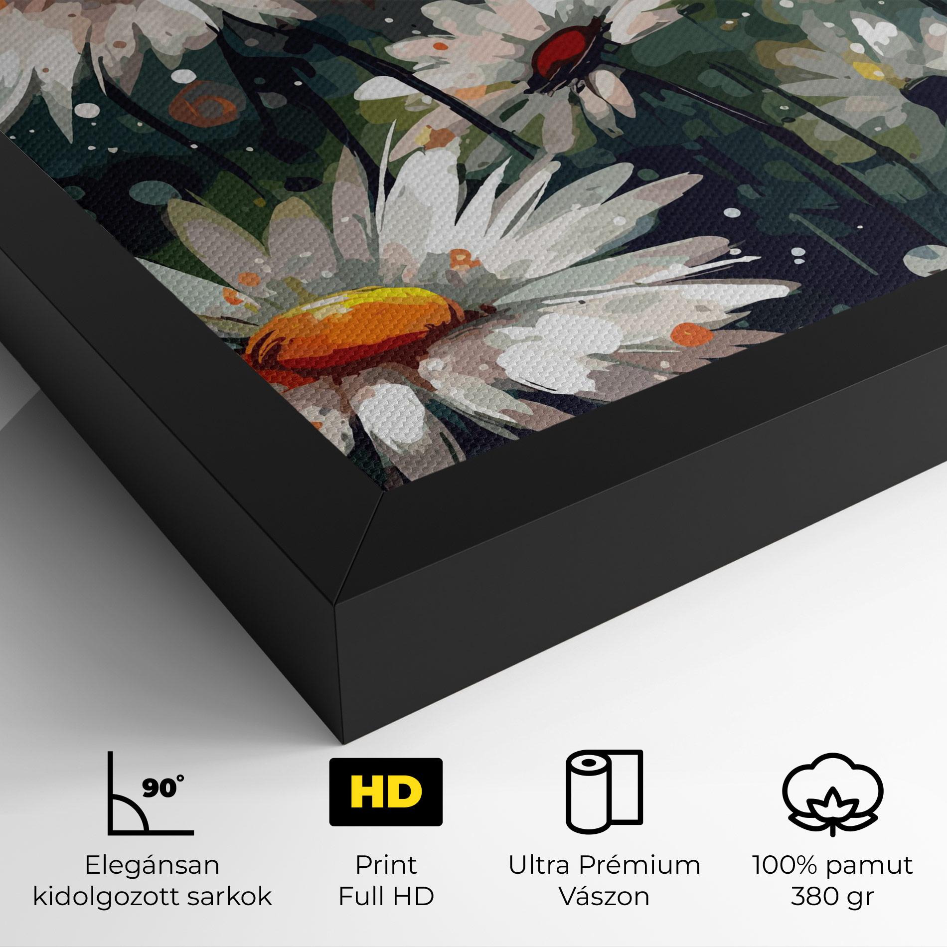 Vászonkép Daisy Art mockup 4