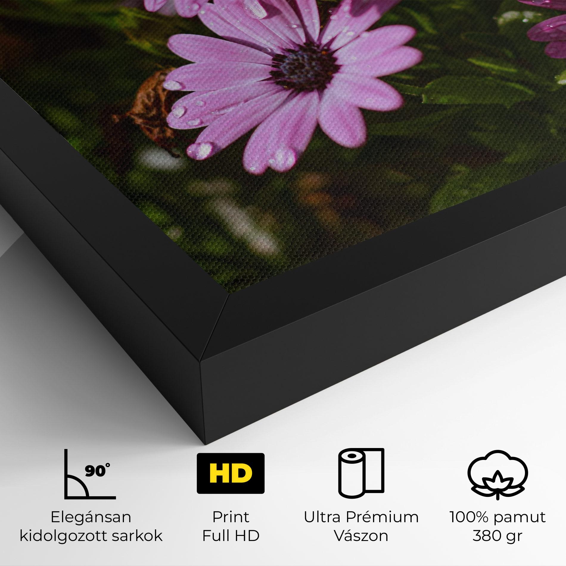 Vászonkép Purple Daisy mockup 4