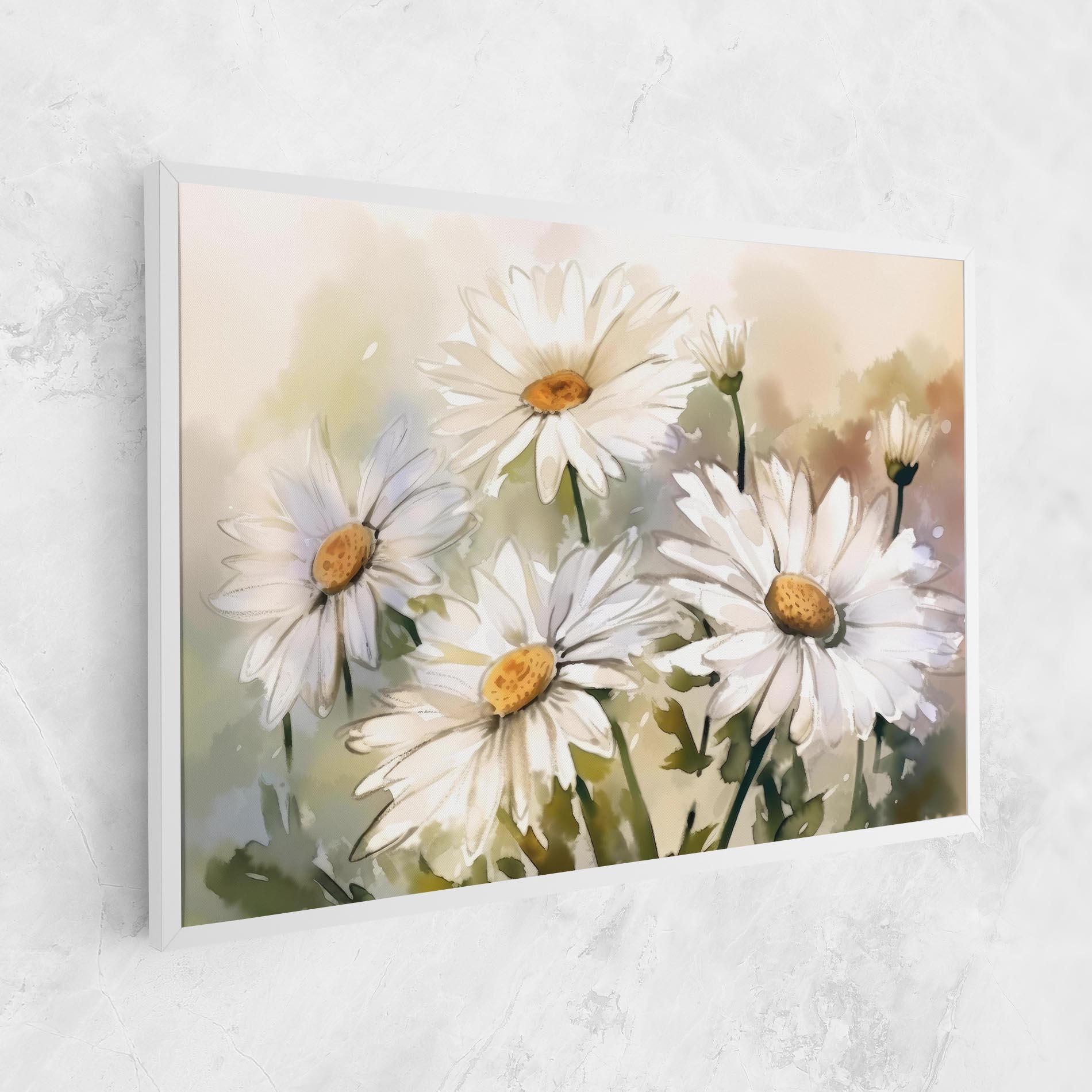 Vászonkép Daisy Painting mockup 1