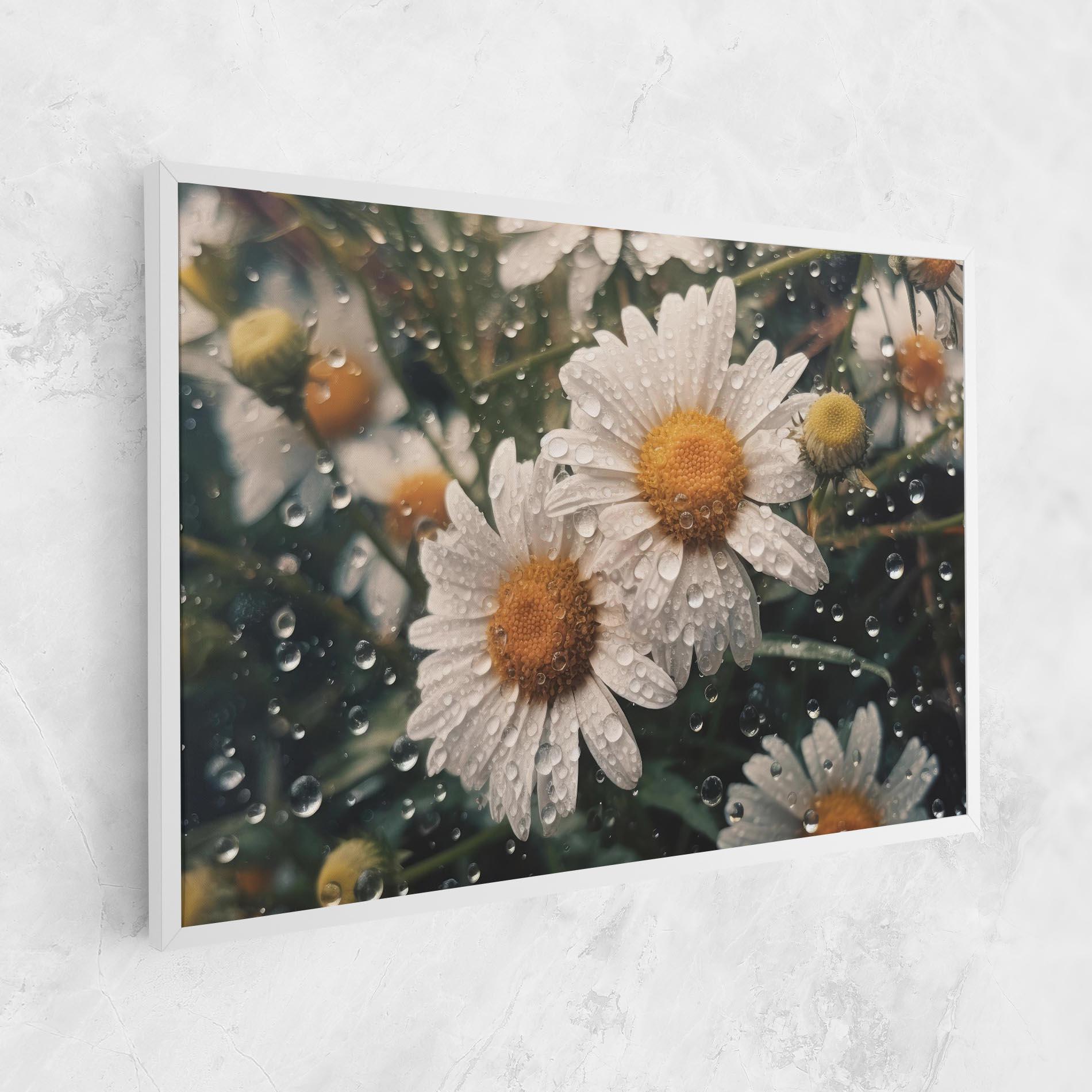 Vászonkép Daisy View After Rain mockup 1