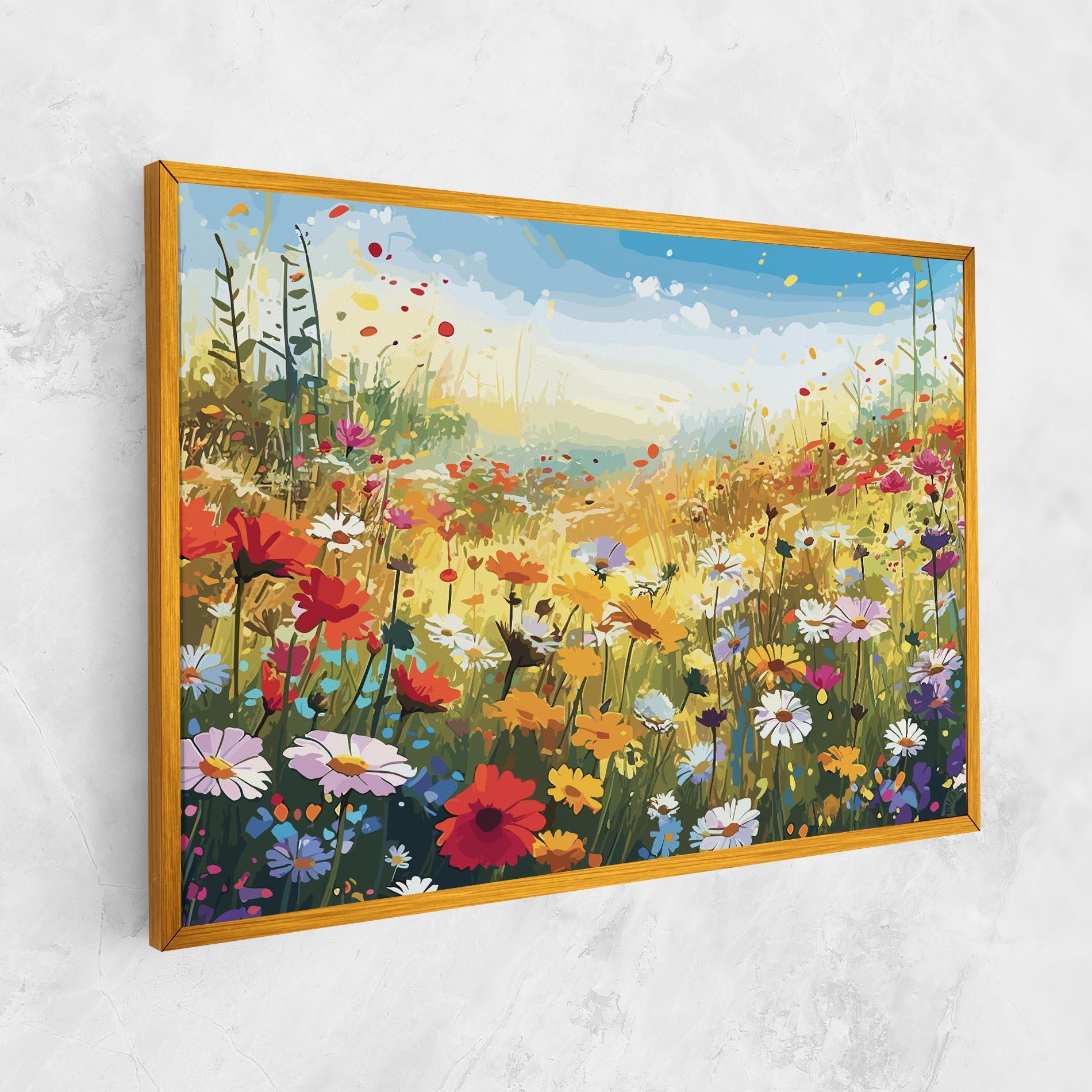 Vászonkép Colorful Daisy Mix mockup 1