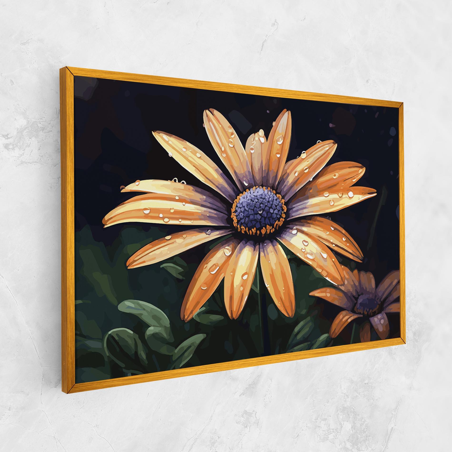 Vászonkép Orange Pretty Daisy mockup 1