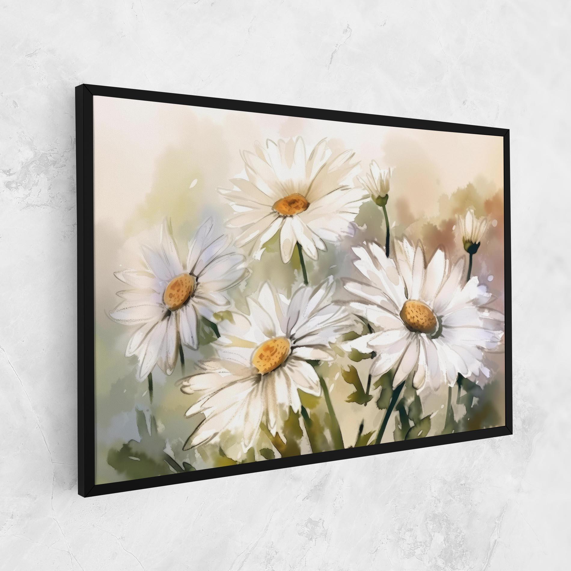 Vászonkép Daisy Painting mockup 1