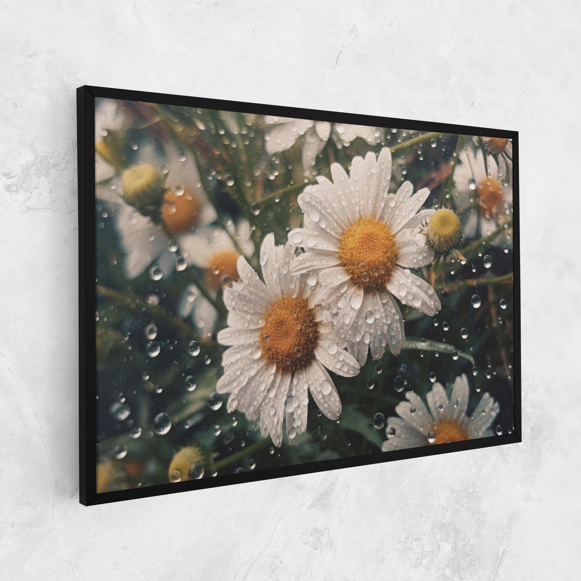 Vászonkép Daisy View After Rain mockup 1