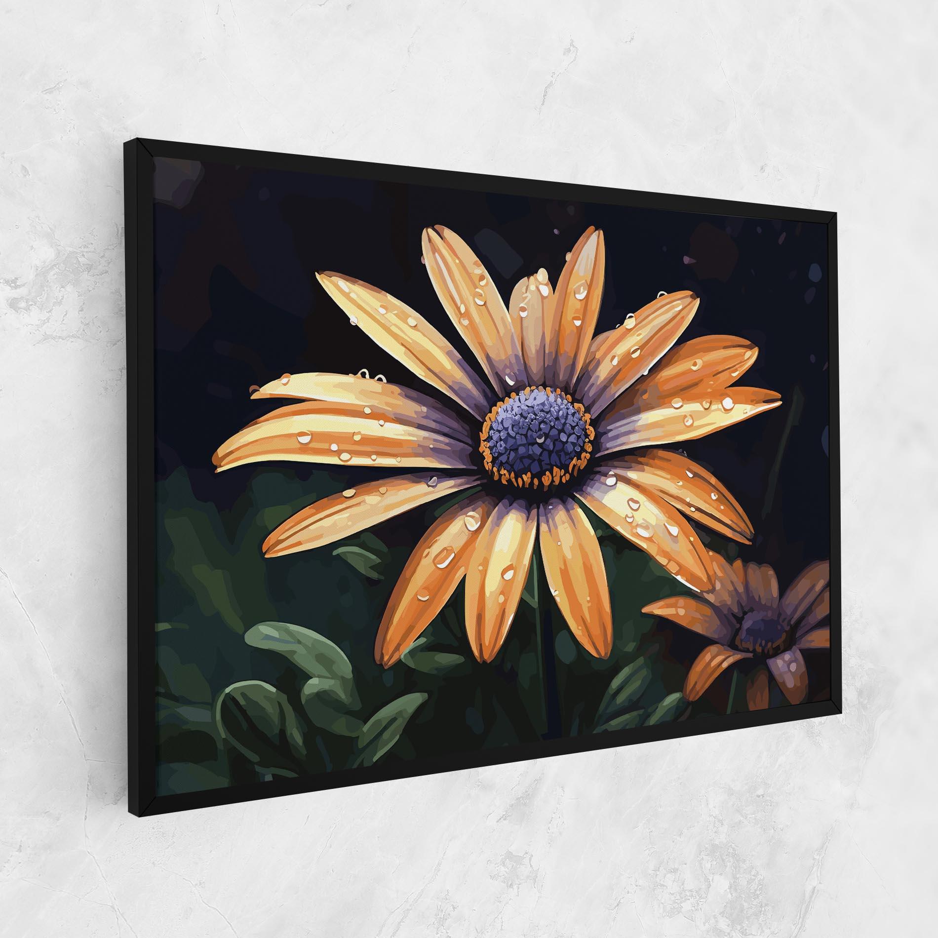 Vászonkép Orange Pretty Daisy mockup 1
