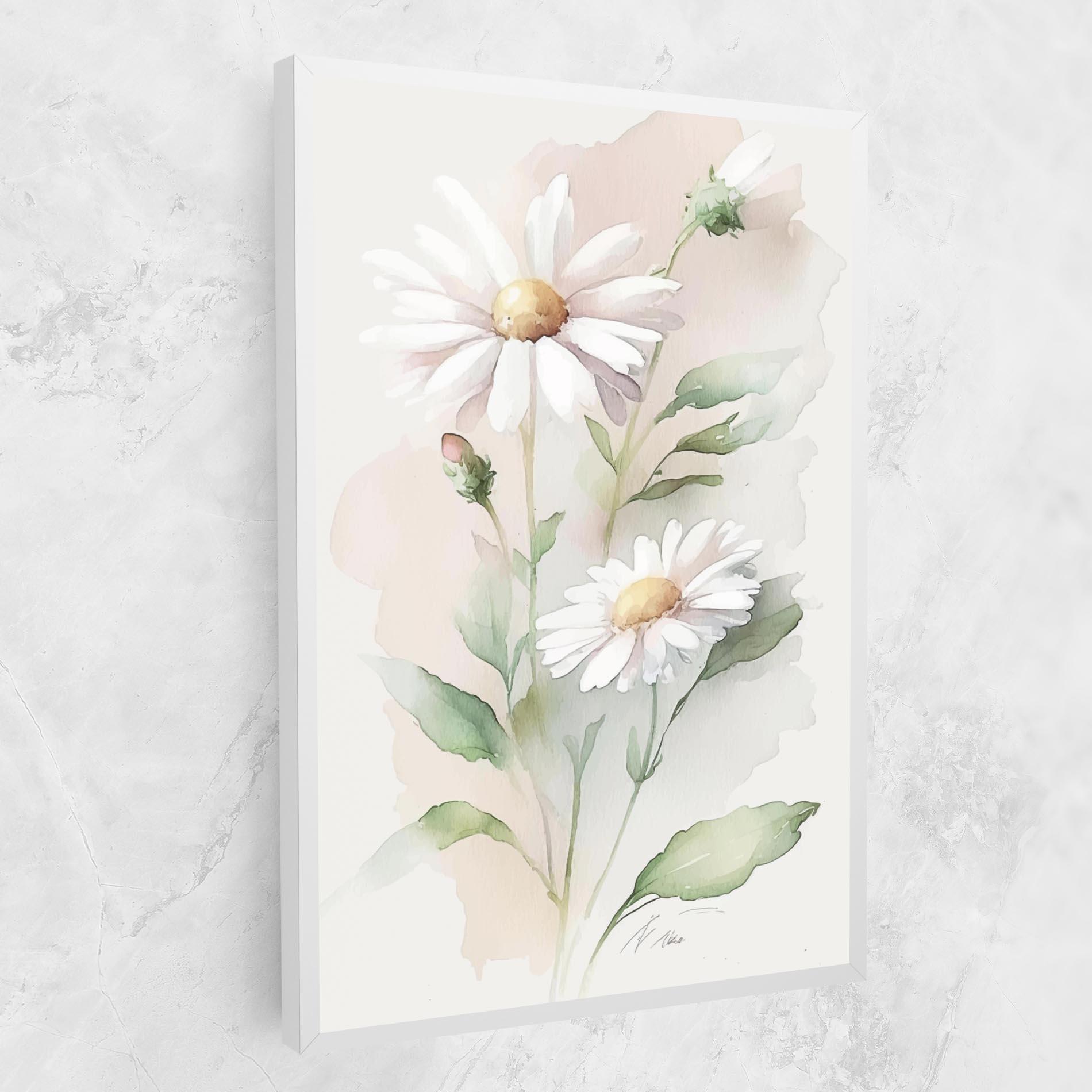 Vászonkép Painted Pretty Daisy mockup 1