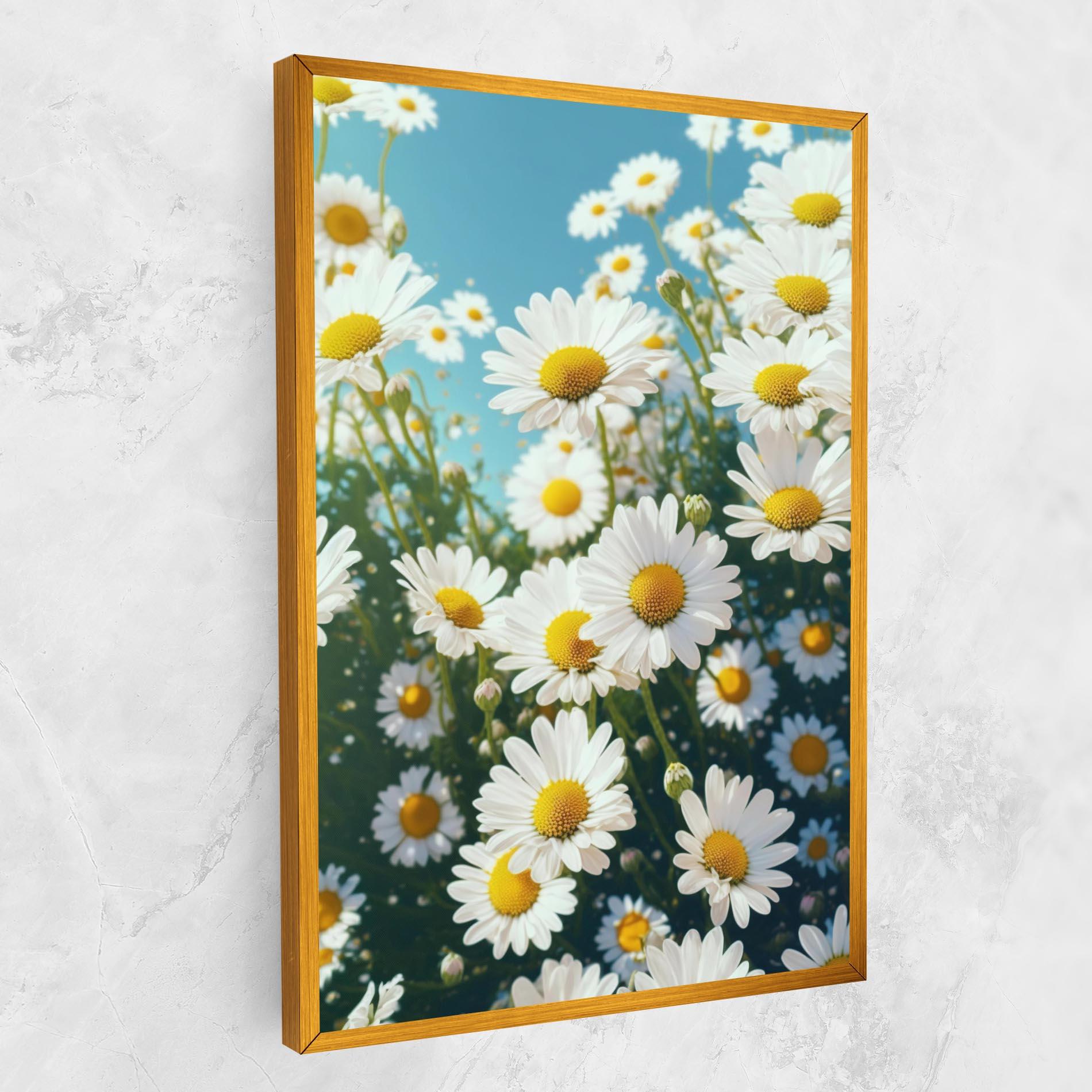 Vászonkép Daisy Field View mockup 1