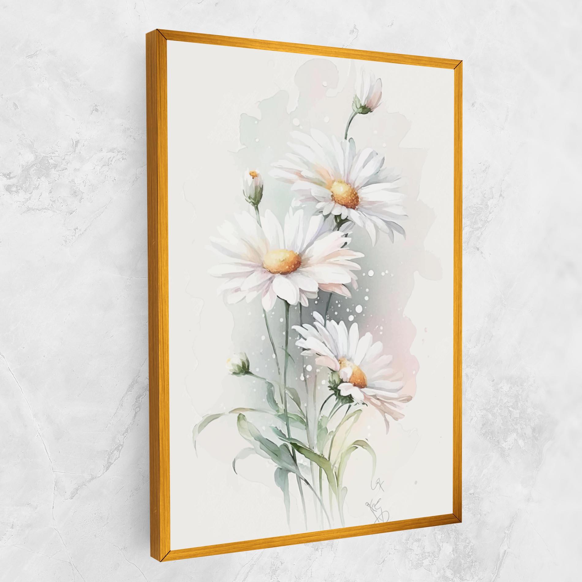 Vászonkép Dreamy White Daisy mockup 1