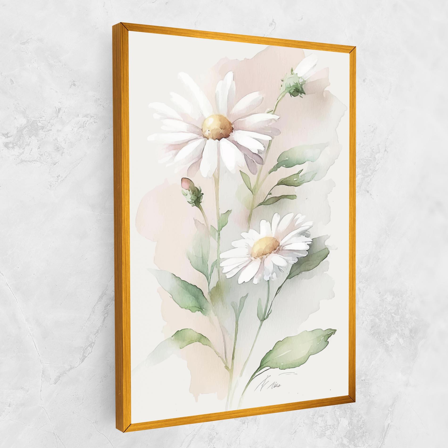 Vászonkép Painted Pretty Daisy mockup 1