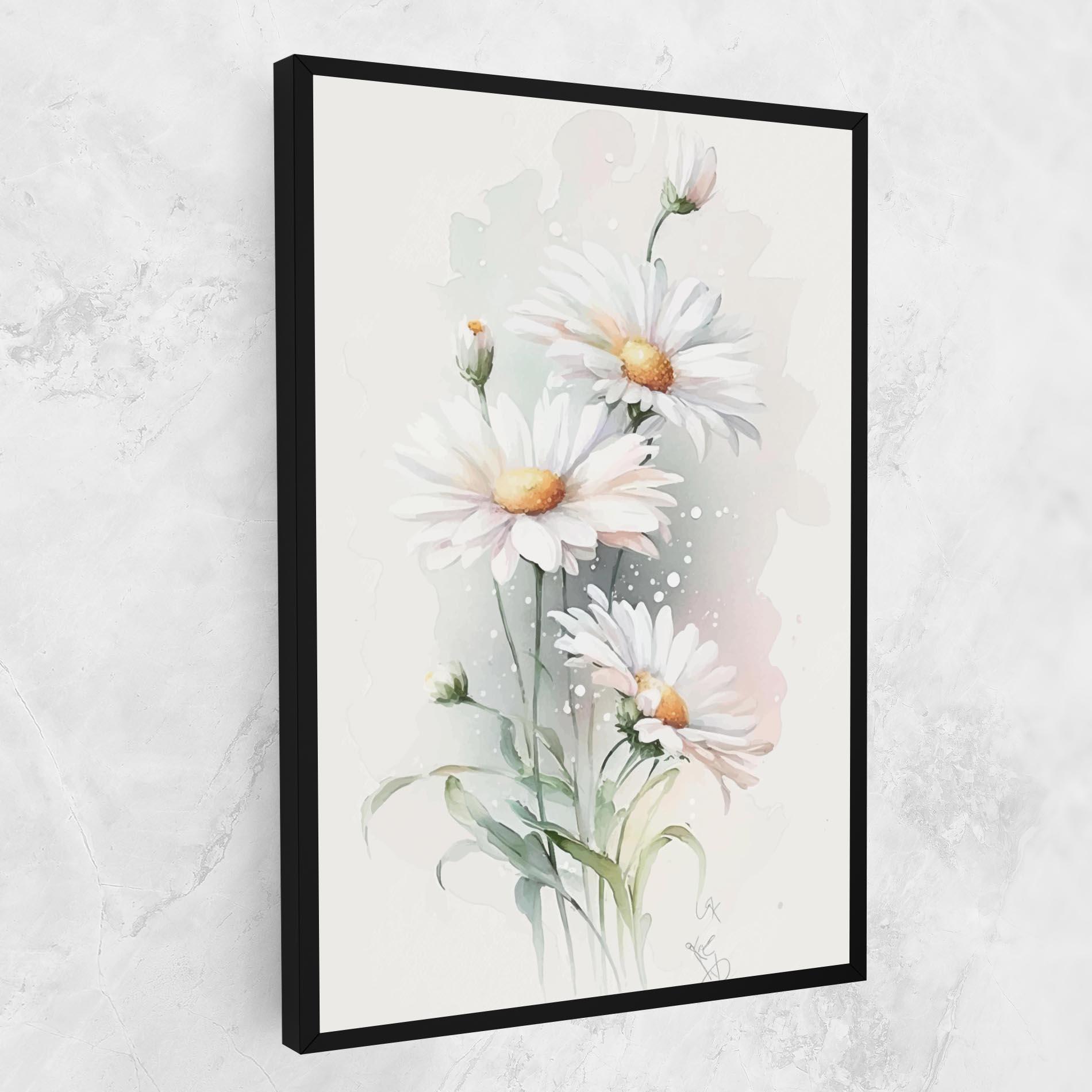 Vászonkép Dreamy White Daisy mockup 1
