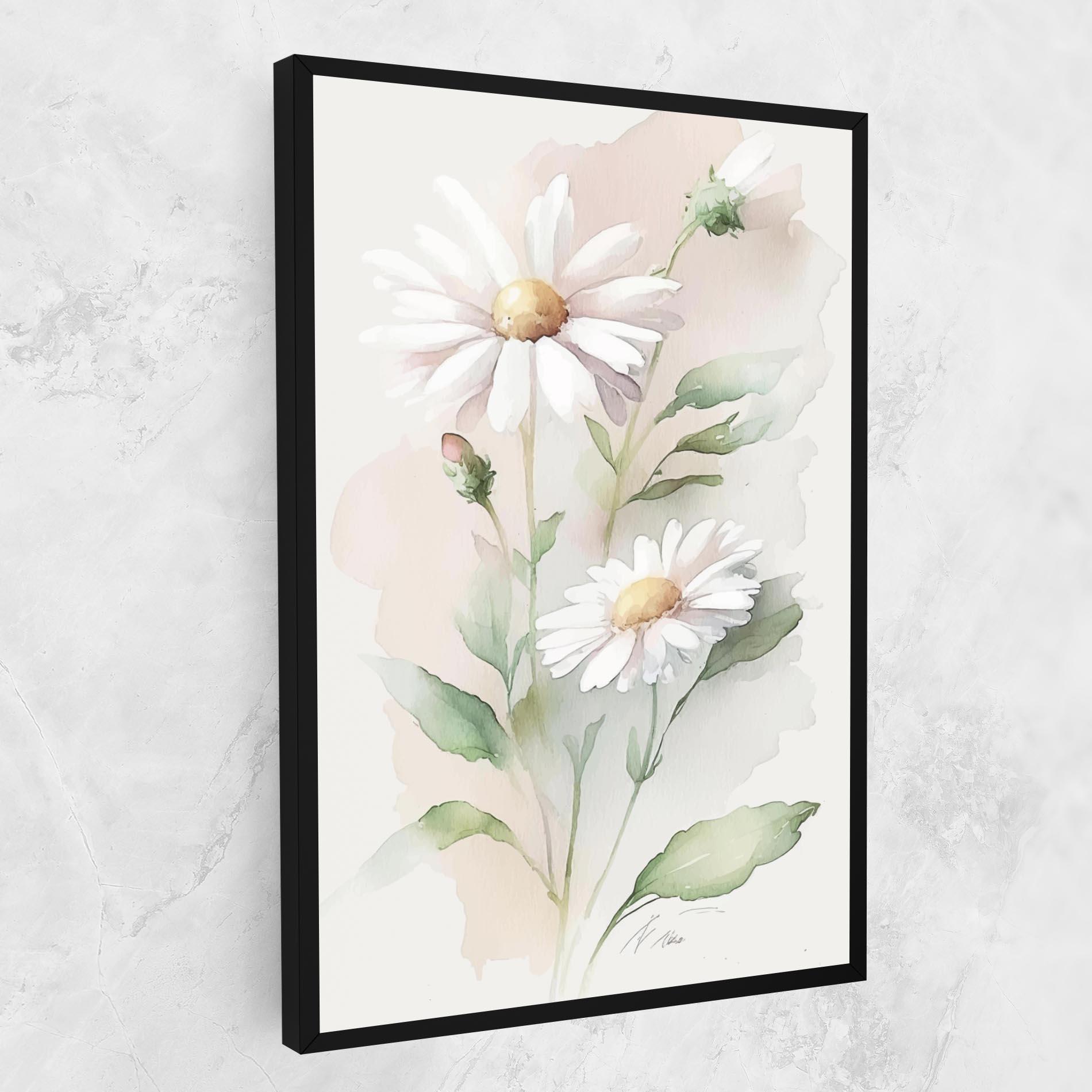 Vászonkép Painted Pretty Daisy mockup 1