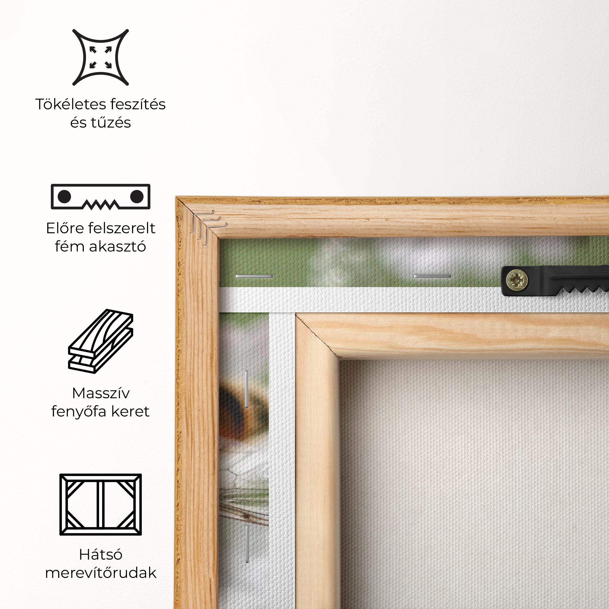 Vászonkép Bee On Small Daisy mockup 5