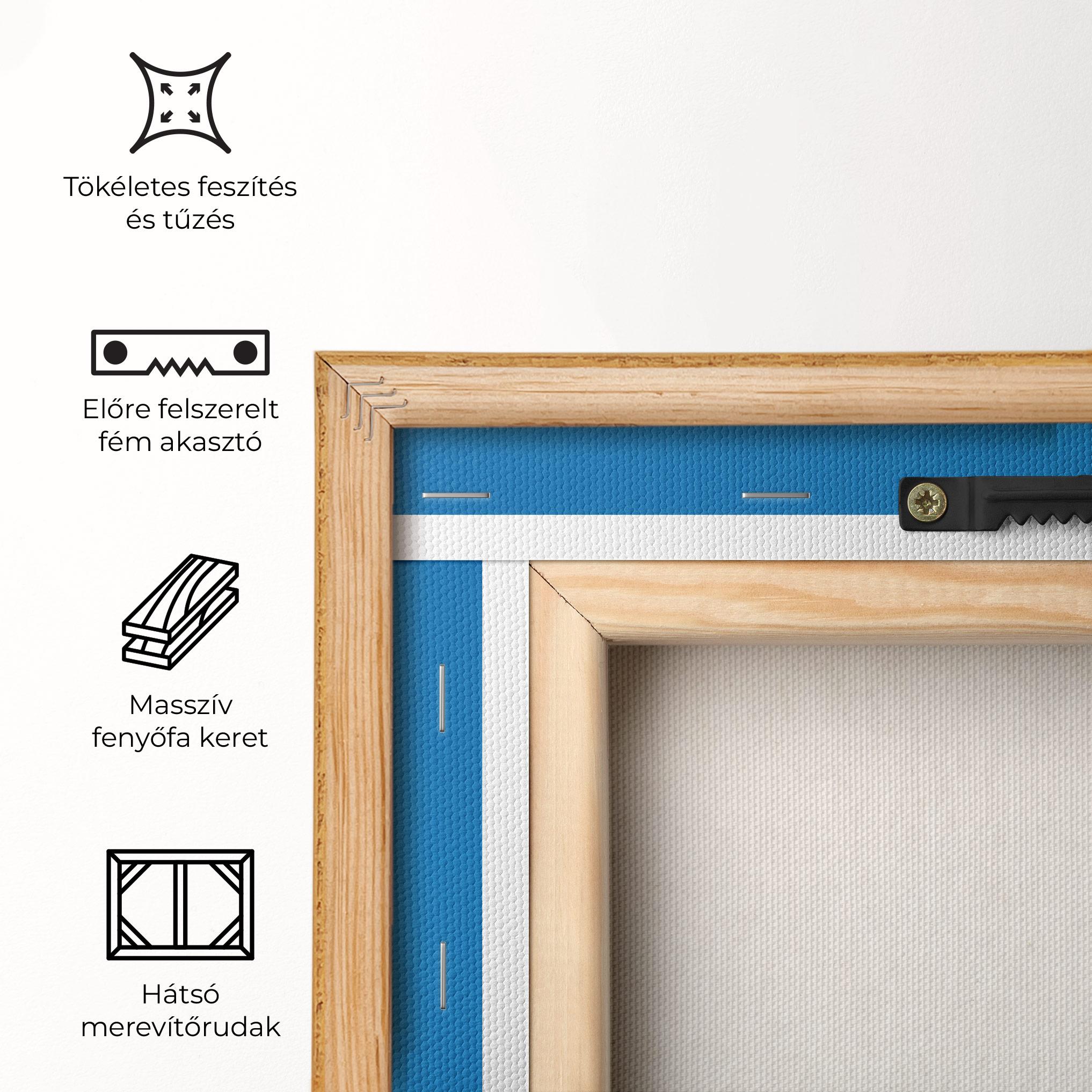 Vászonkép Blue Sky Daisy mockup 5