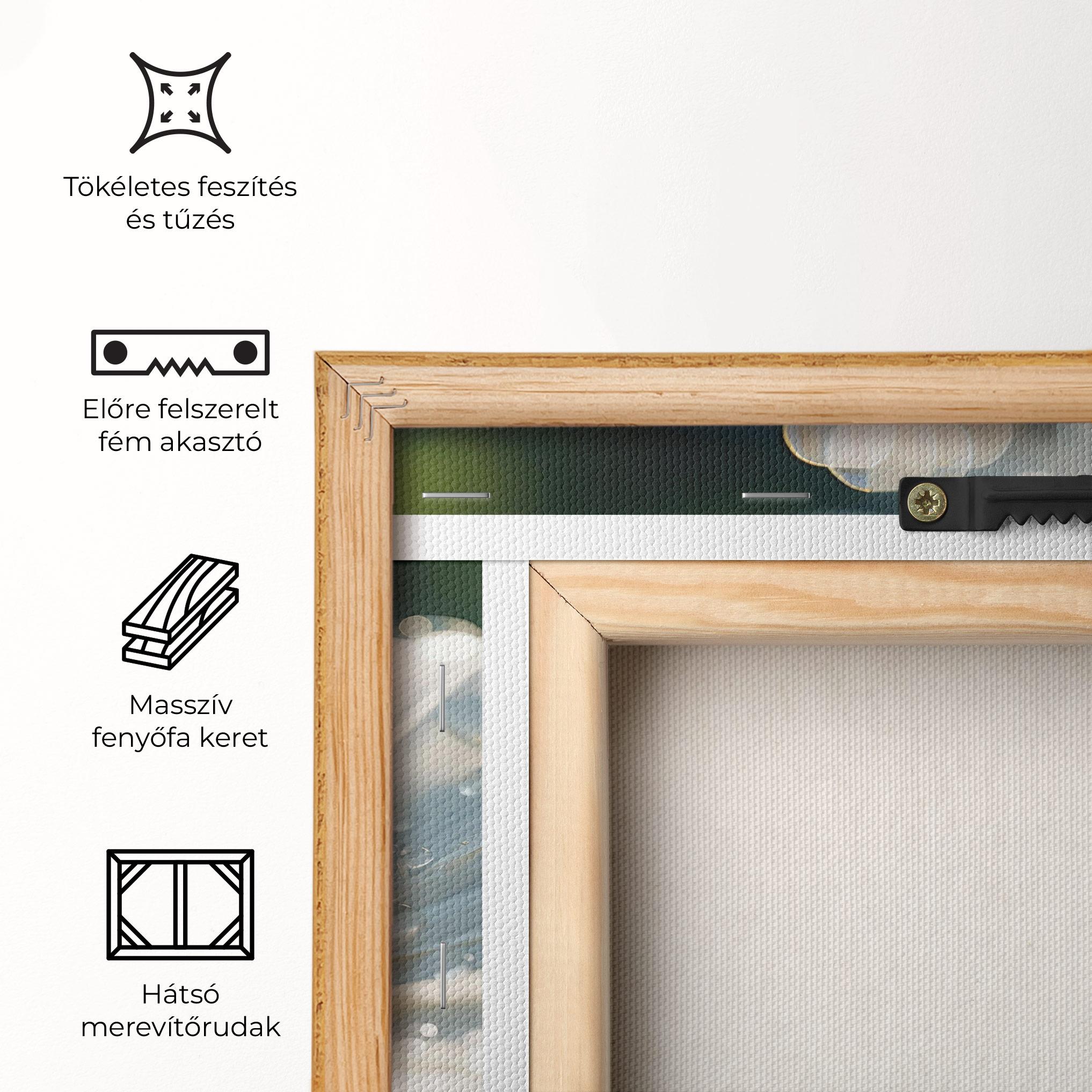 Vászonkép Daisy After Rain Close Up mockup 5