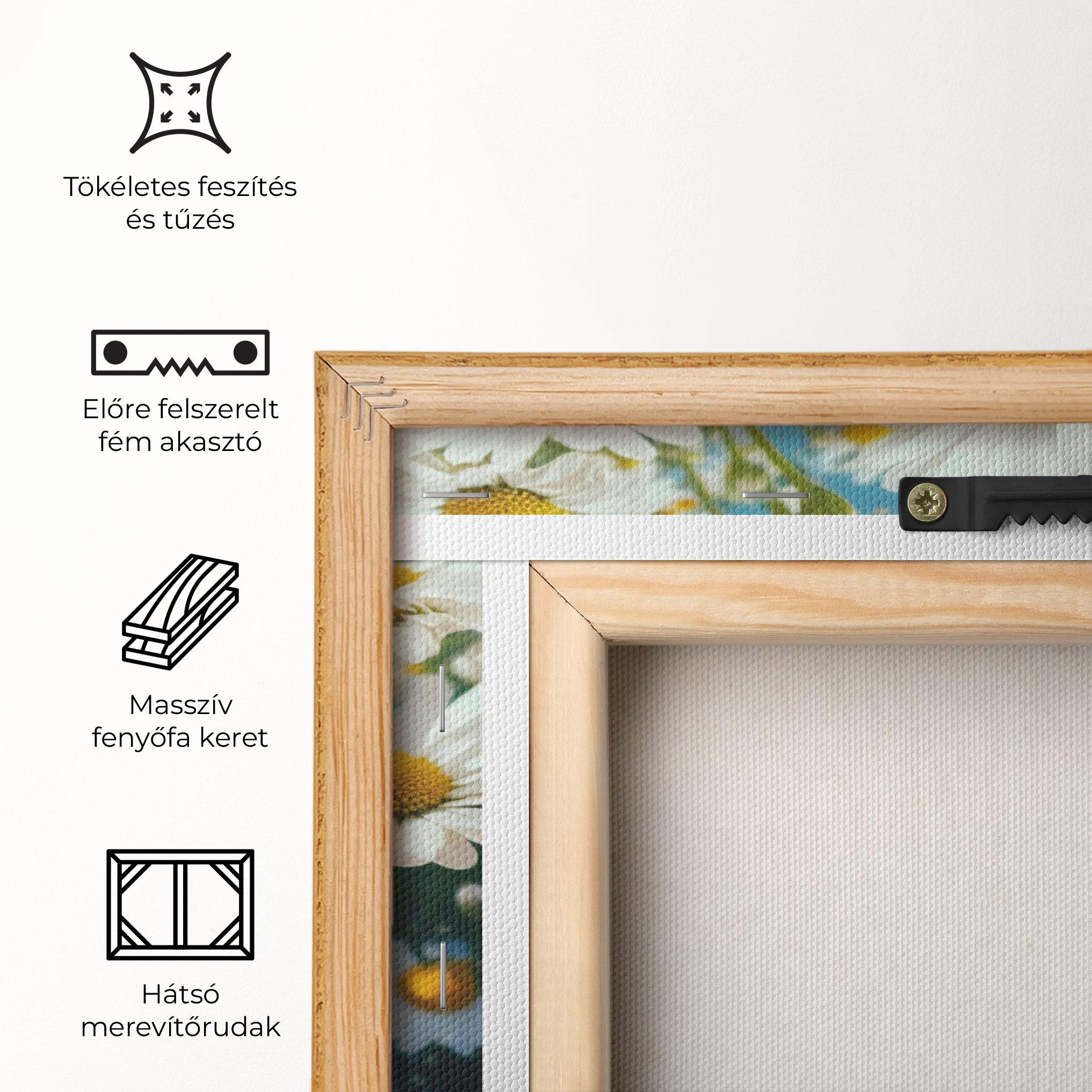 Vászonkép Daisy Field View mockup 5