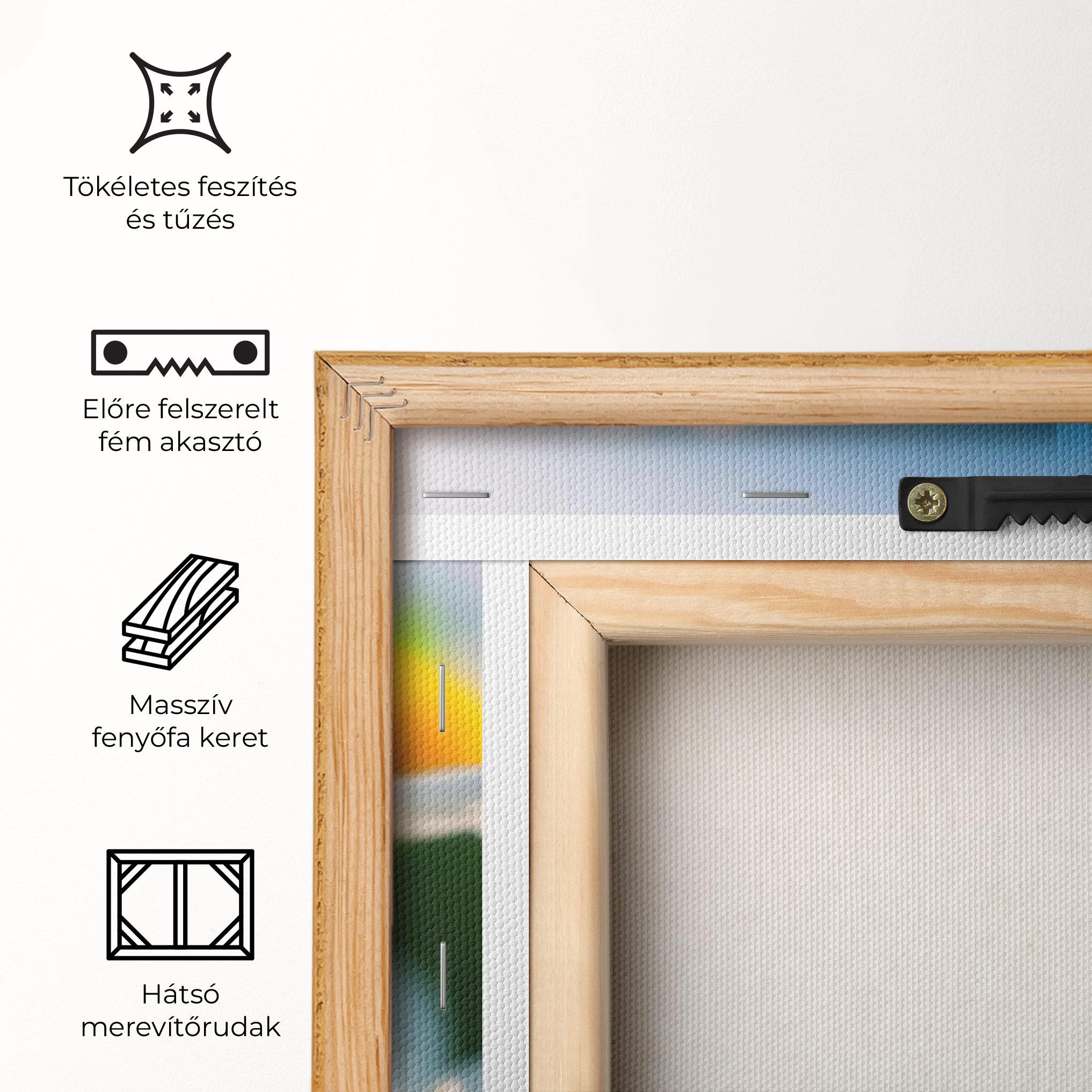 Vászonkép Daisy In The Sun mockup 5