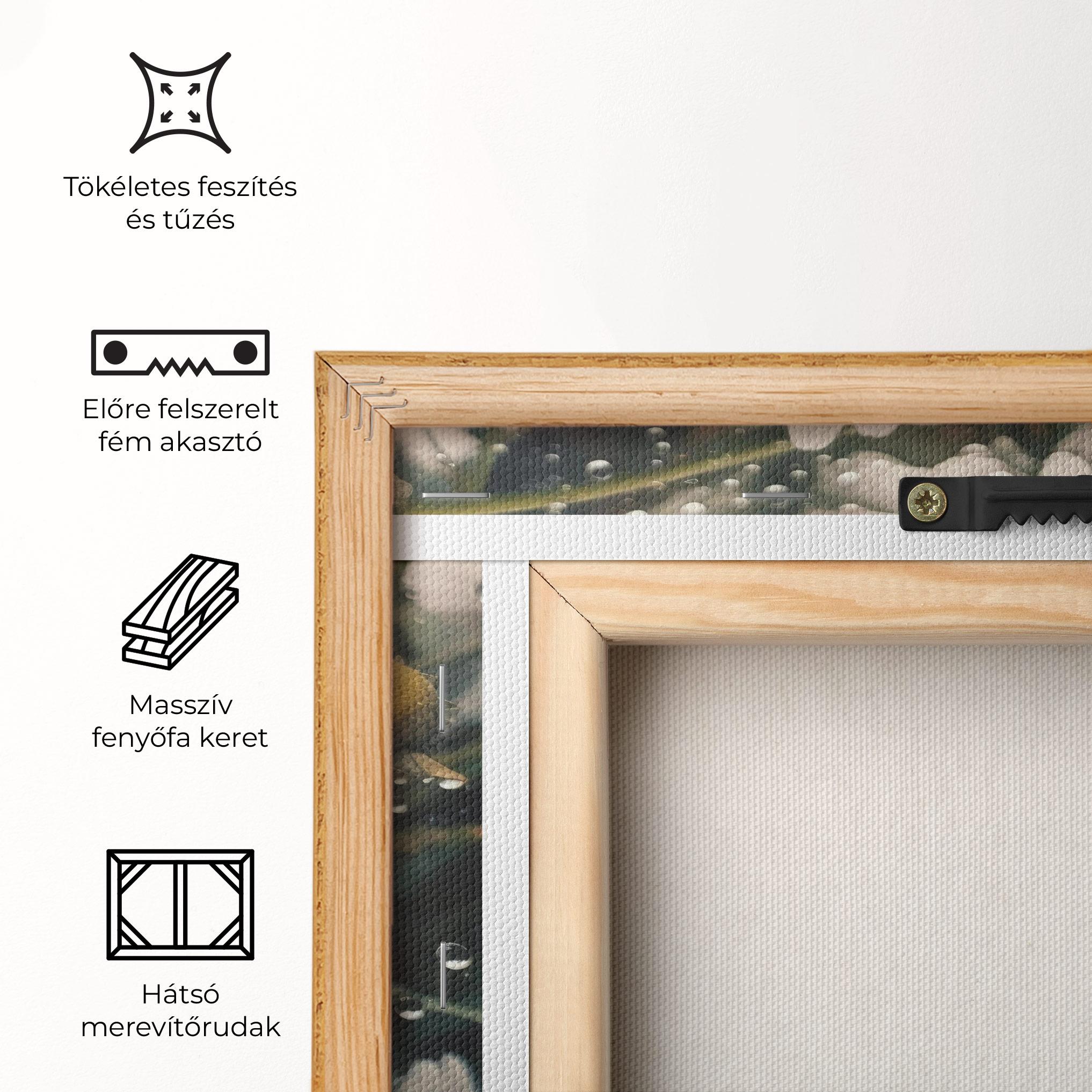 Vászonkép Daisy View After Rain mockup 5