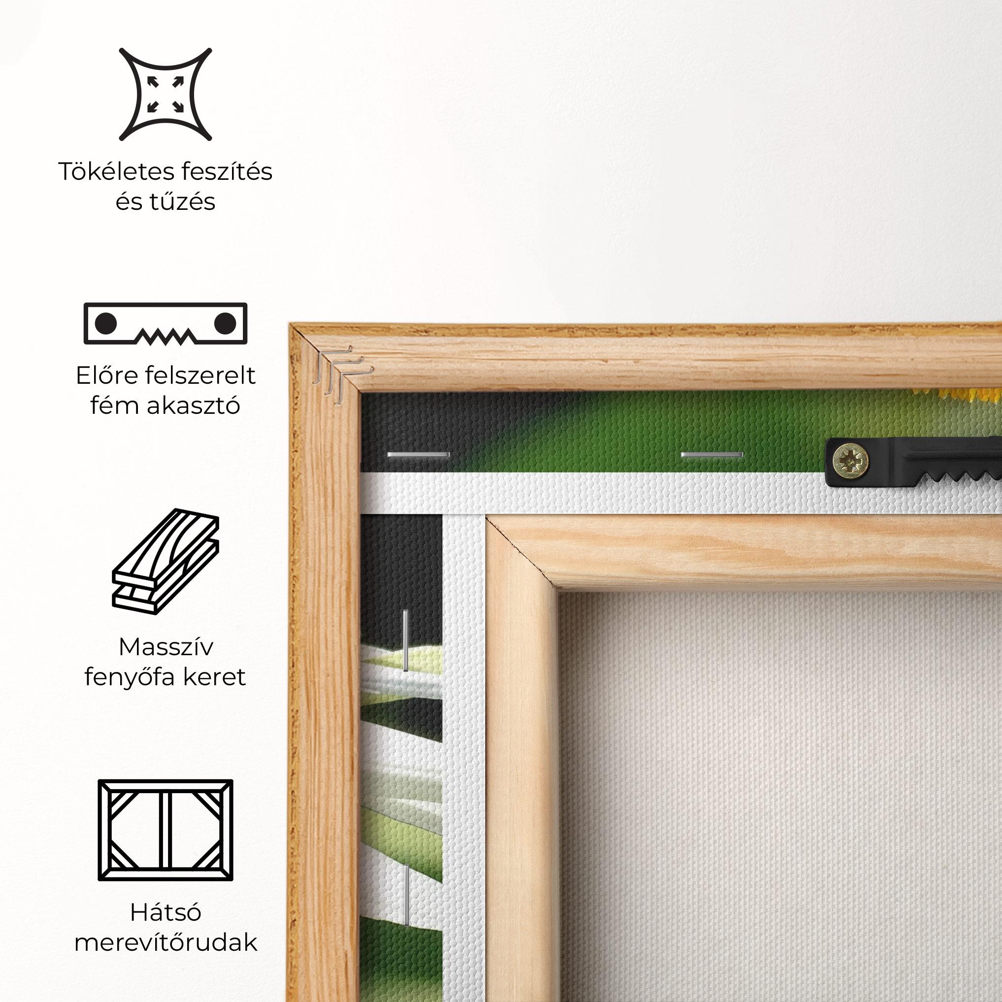 Vászonkép Green Daisy mockup 5