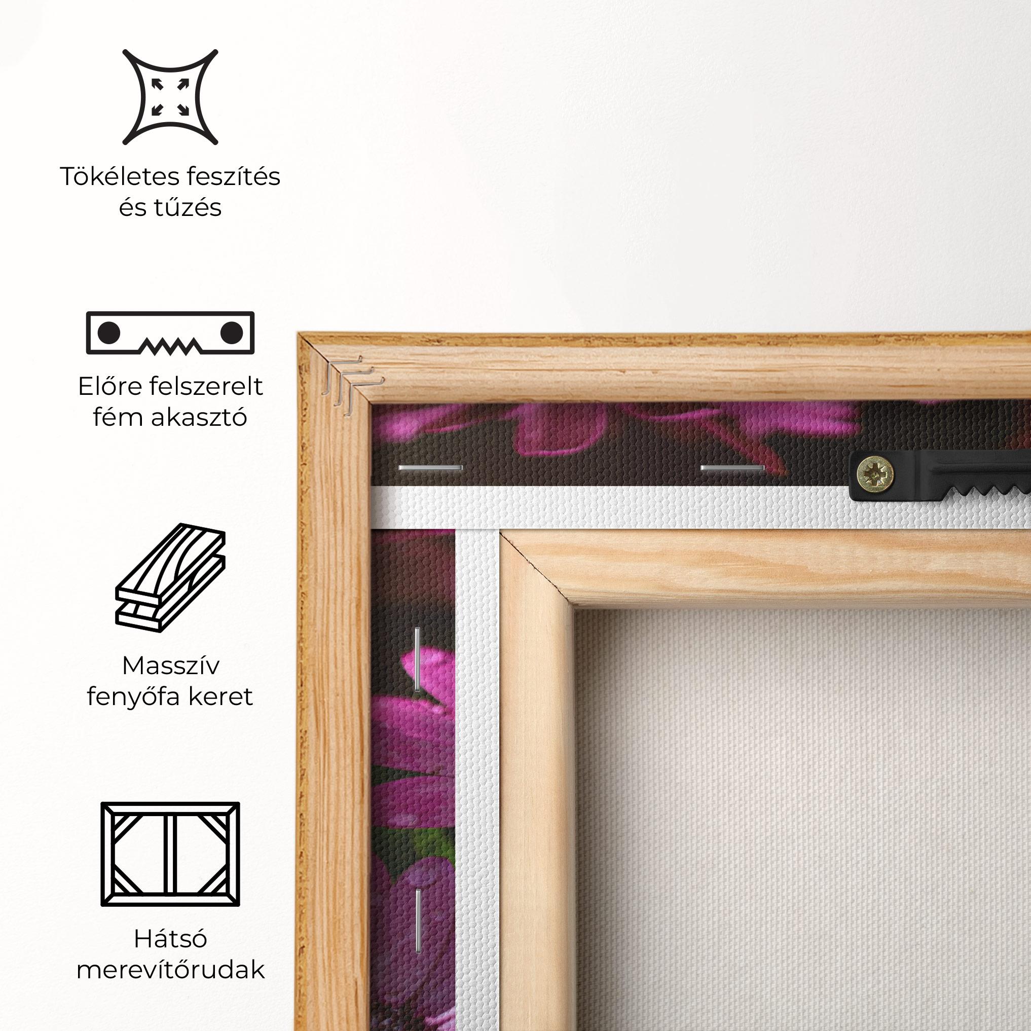 Vászonkép Purple Daisy mockup 5