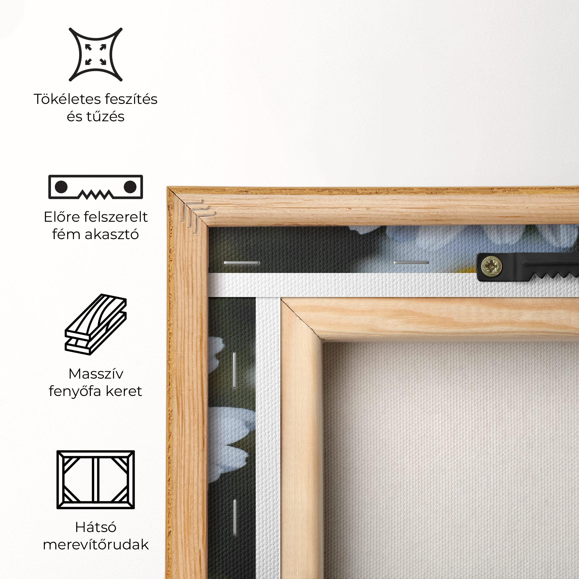 Vászonkép Strong Yellow Daisy mockup 5