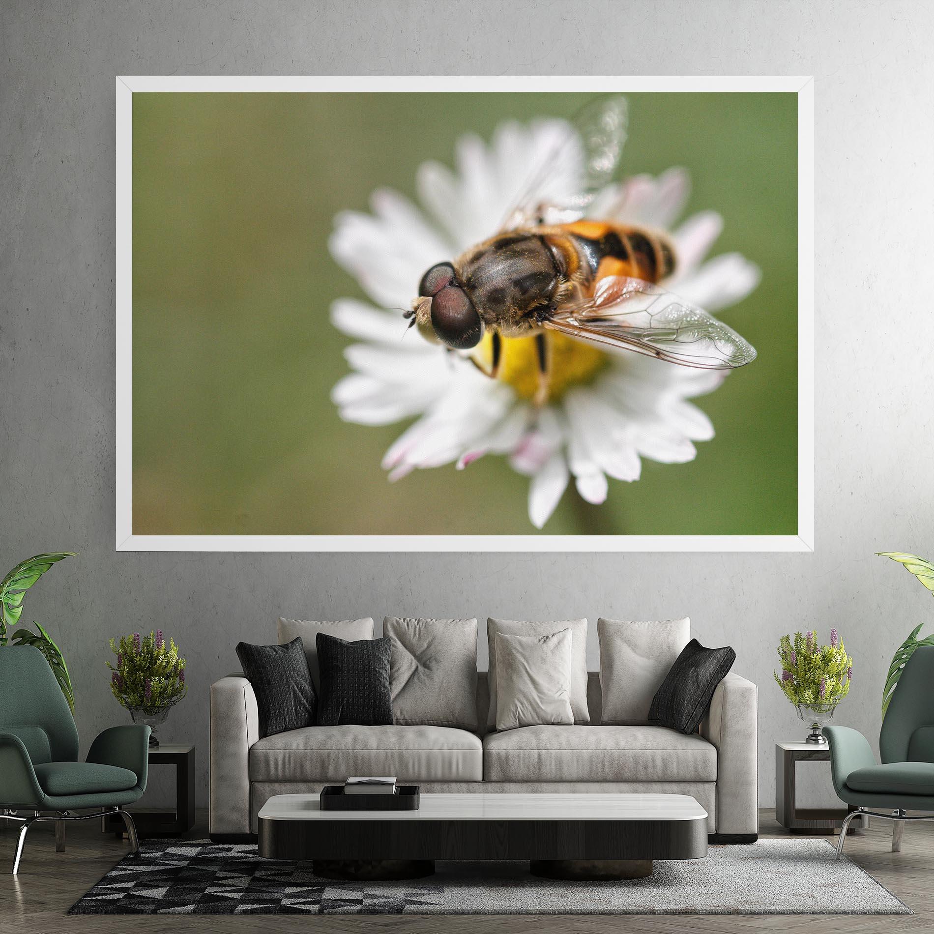 Vászonkép Bee On Small Daisy mockup 7