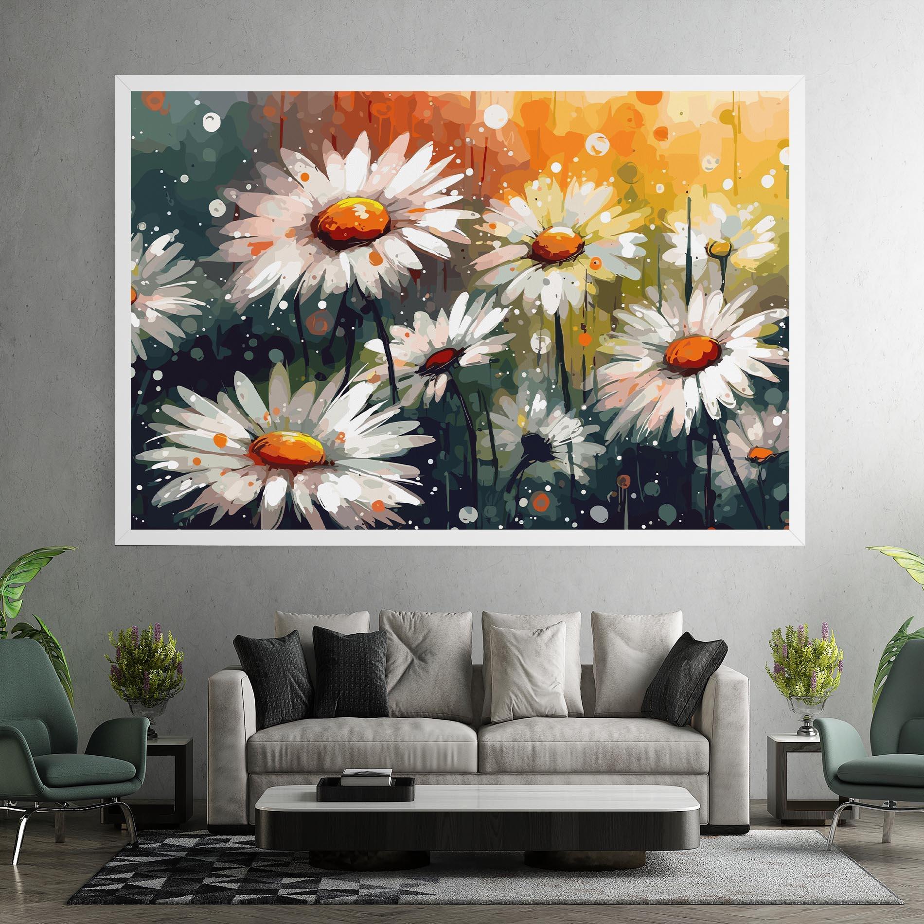 Vászonkép Daisy Art mockup 7