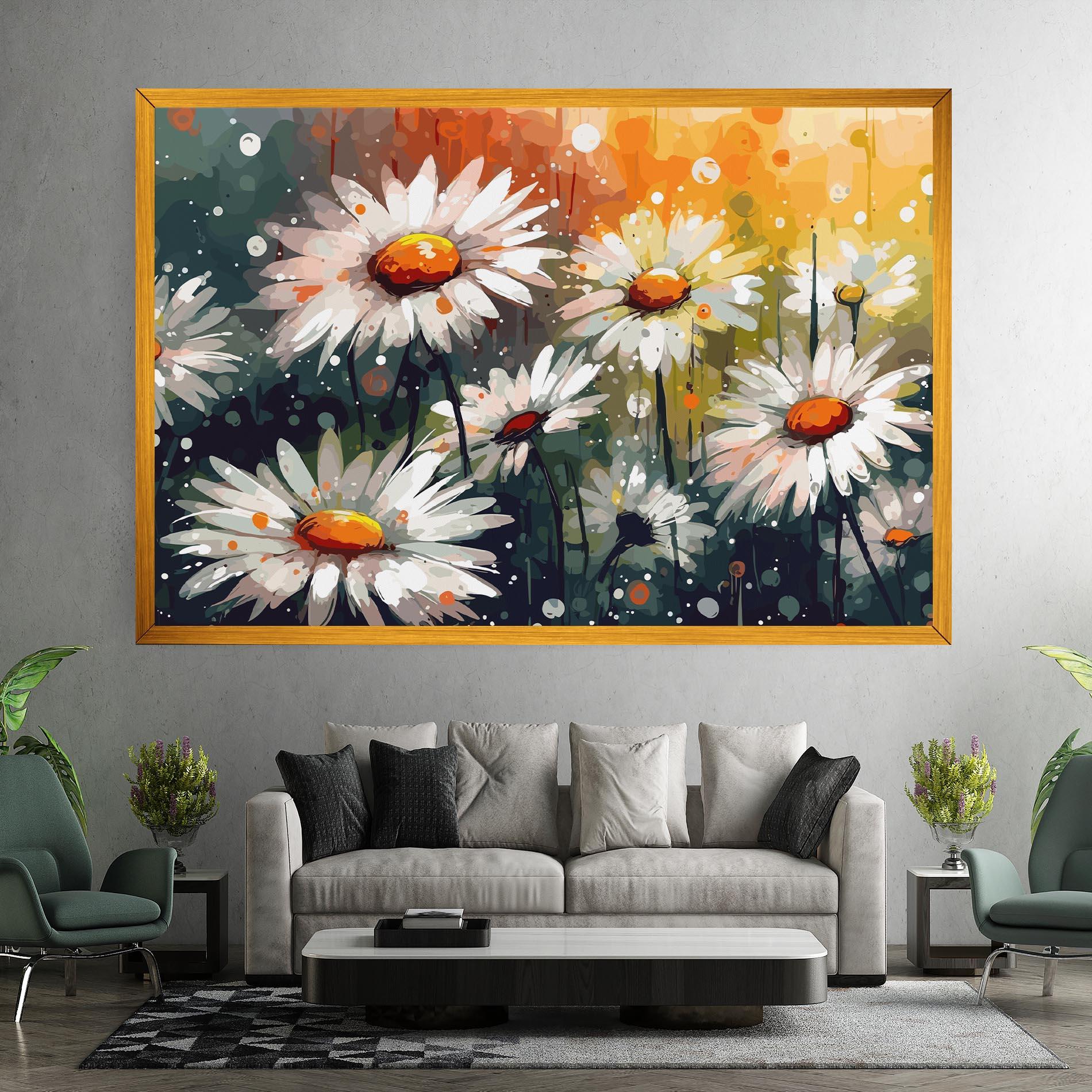 Vászonkép Daisy Art mockup 7