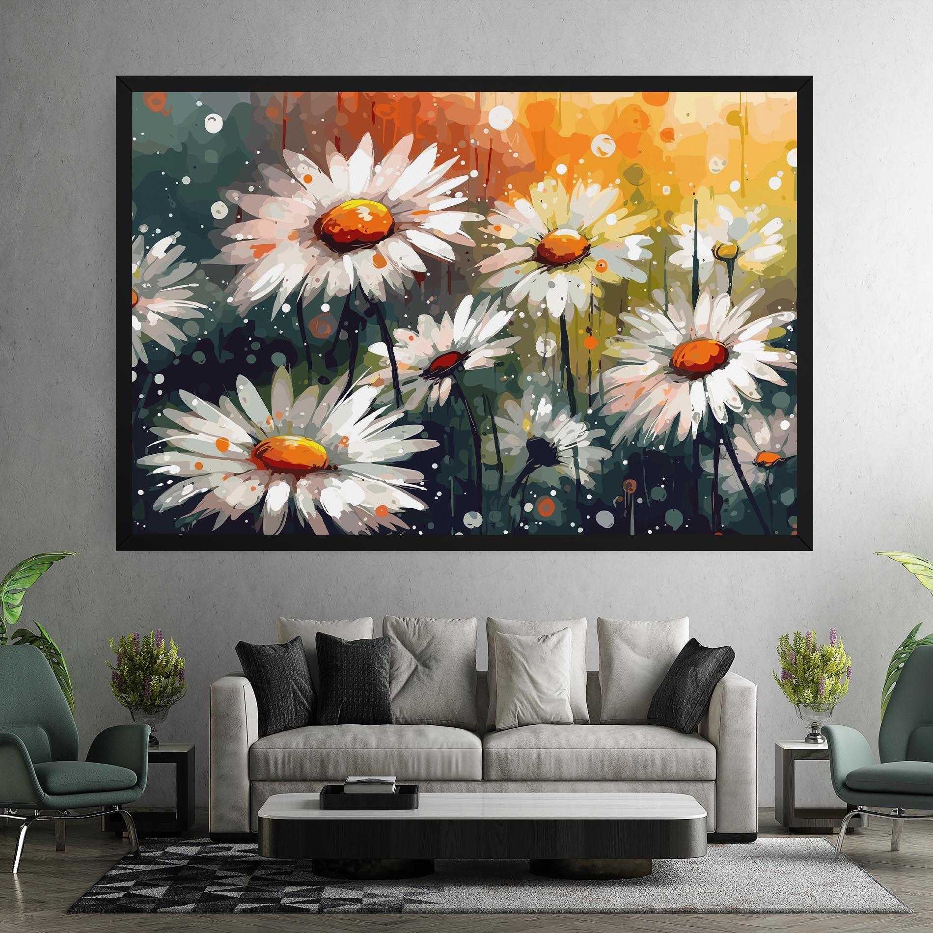 Vászonkép Daisy Art mockup 7