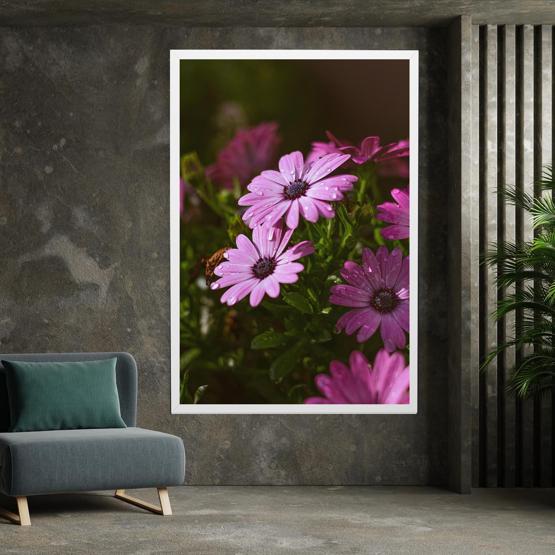 Vászonkép Purple Daisy mockup 7
