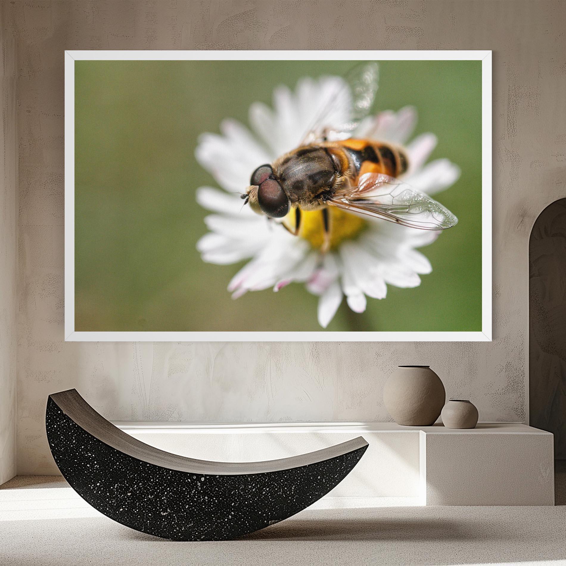 Vászonkép Bee On Small Daisy mockup 8