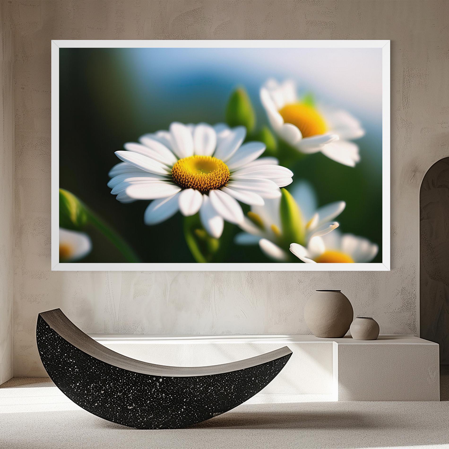 Vászonkép Daisy In The Sun mockup 8