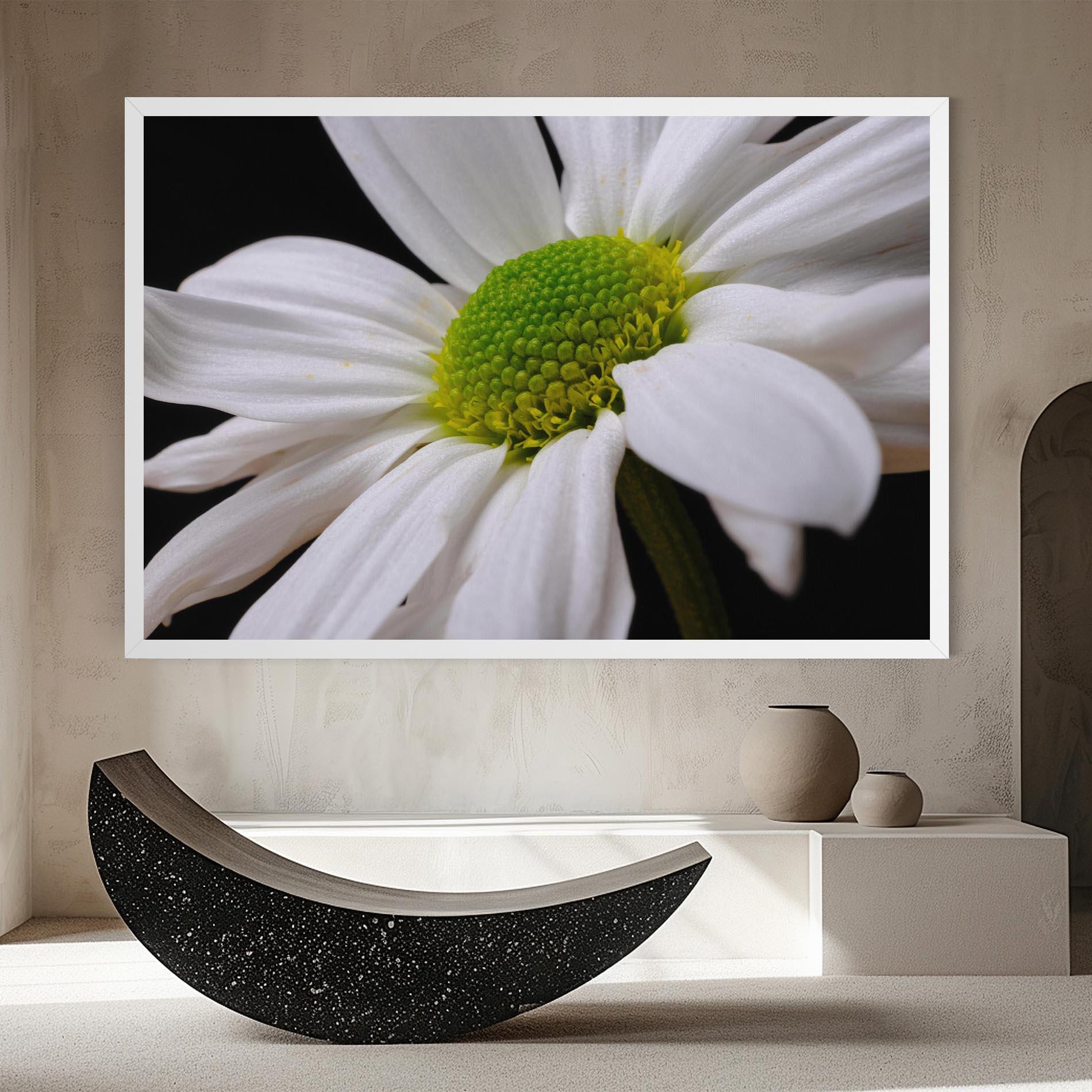 Vászonkép Green Middle Daisy mockup 8