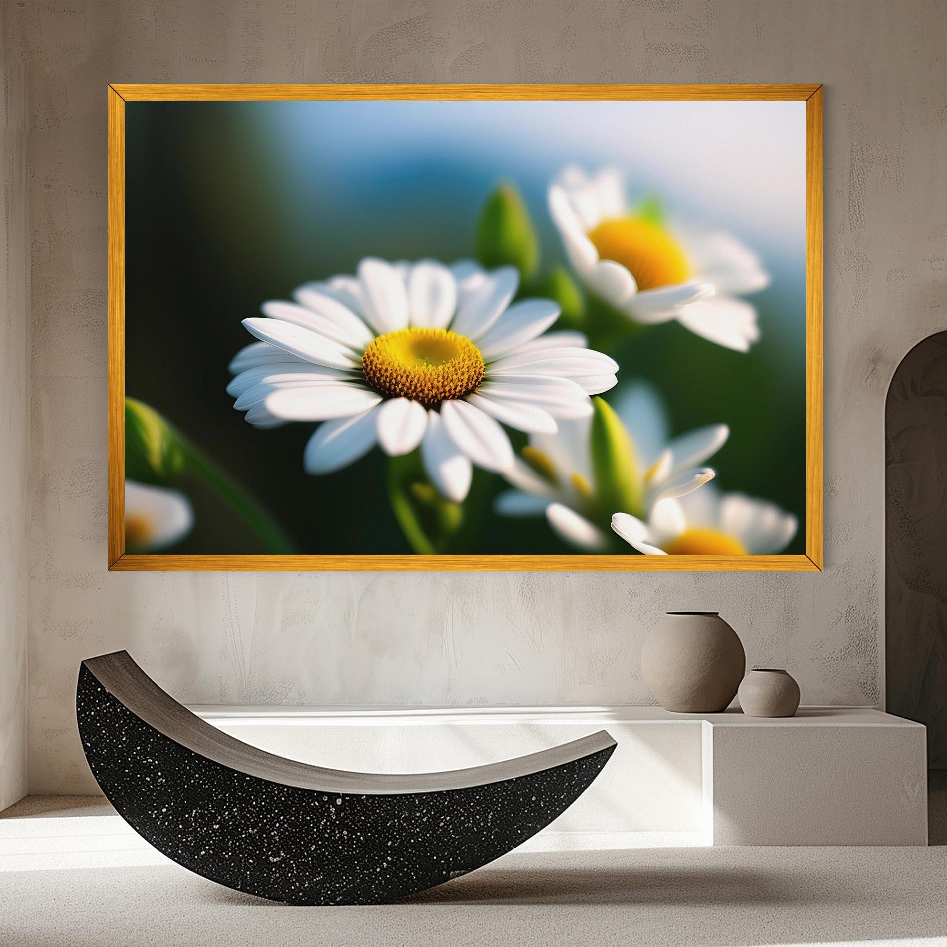 Vászonkép Daisy In The Sun mockup 8