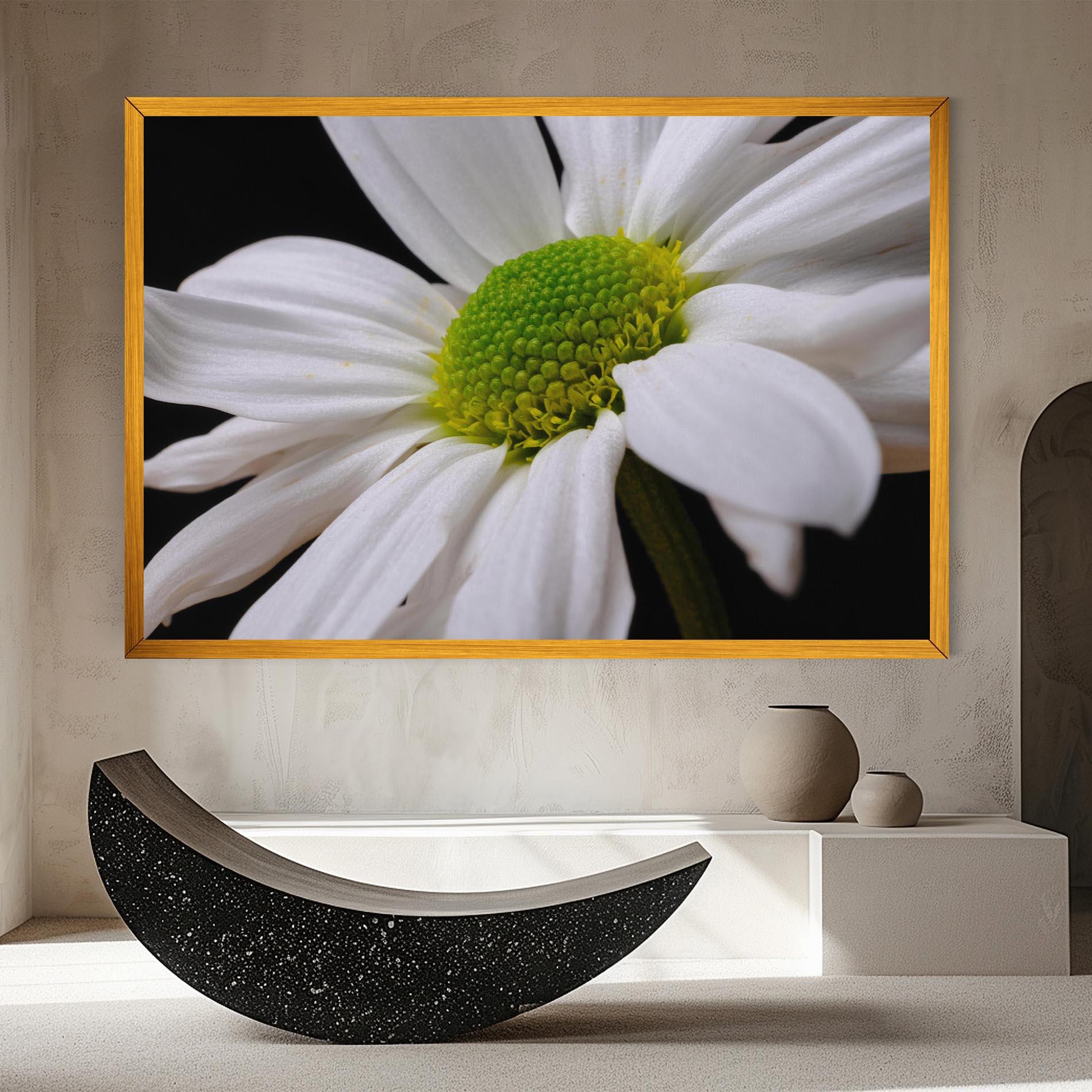 Vászonkép Green Middle Daisy mockup 8