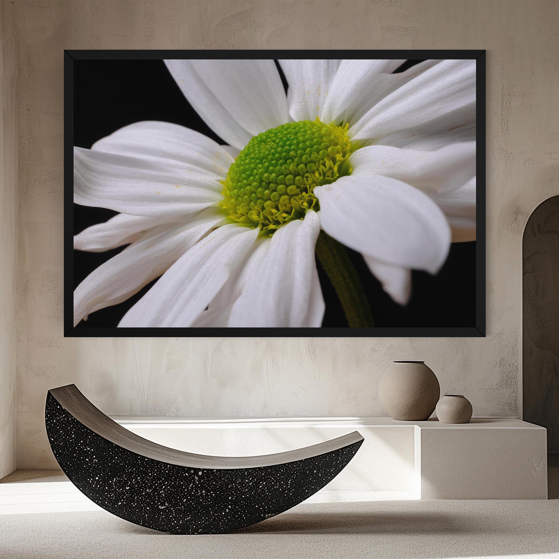 Vászonkép Green Middle Daisy mockup 8