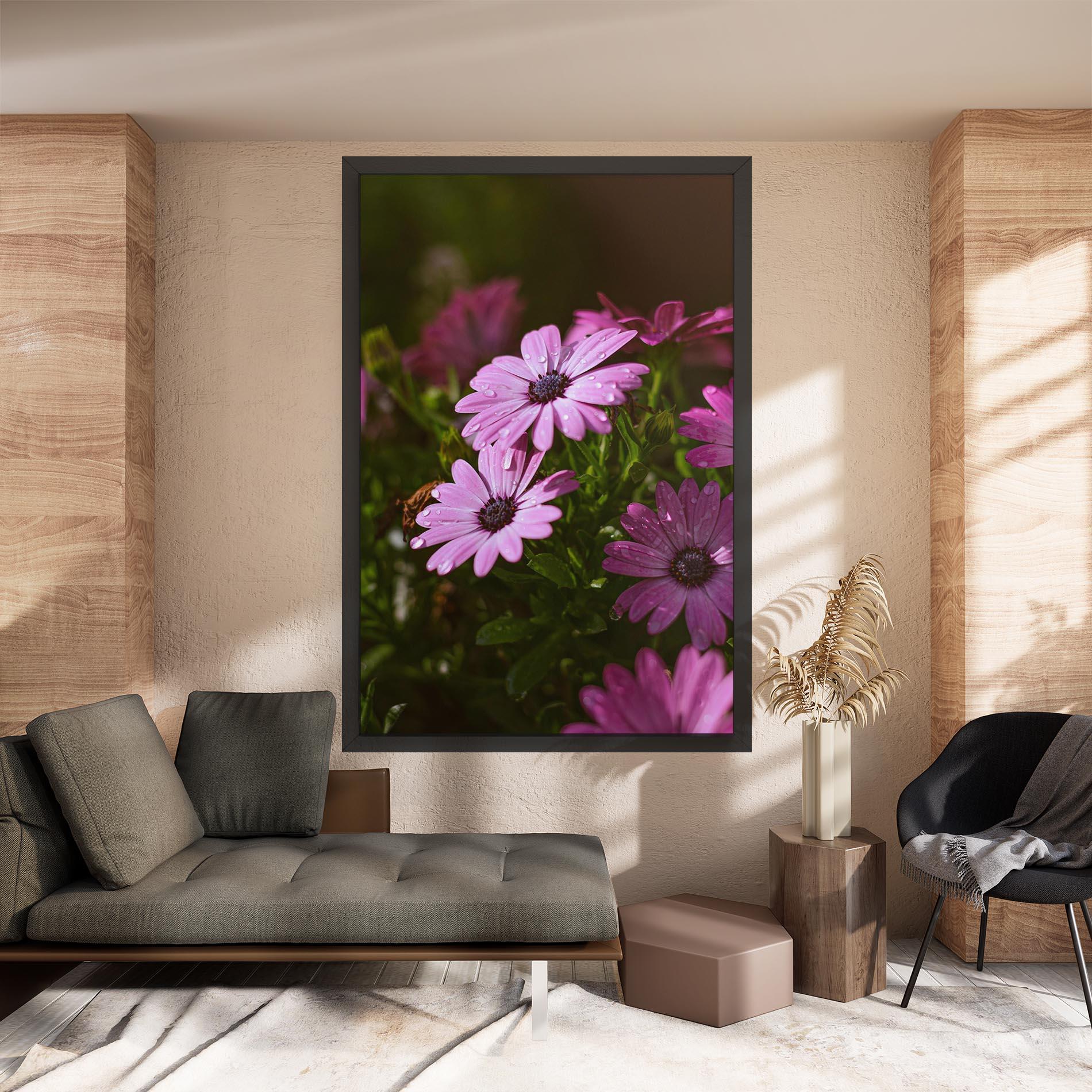 Vászonkép Purple Daisy mockup 8