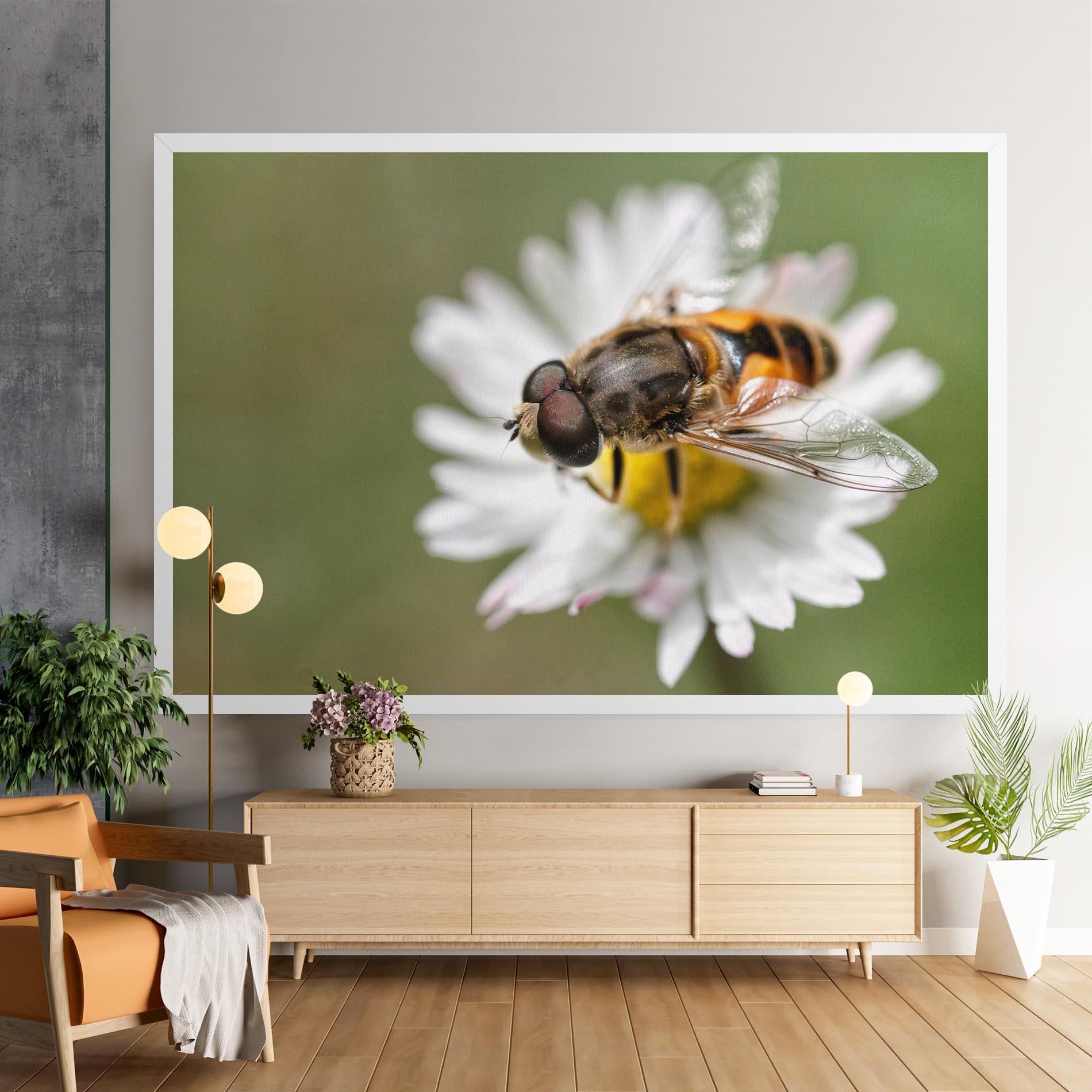 Vászonkép Bee On Small Daisy mockup 9