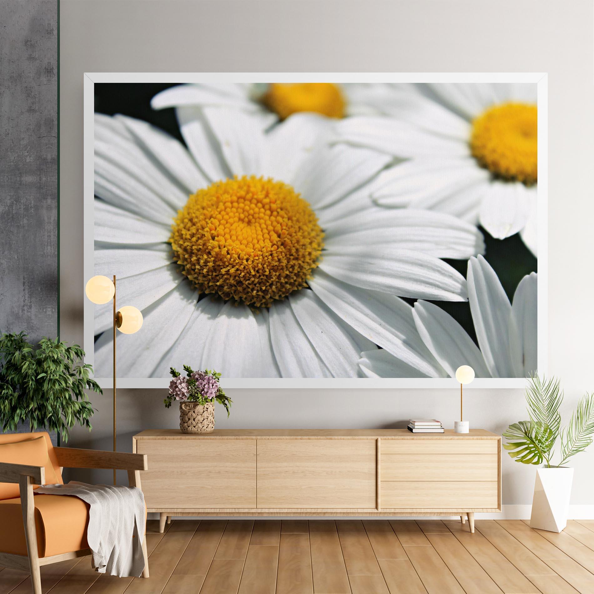 Vászonkép Big Daisies mockup 9