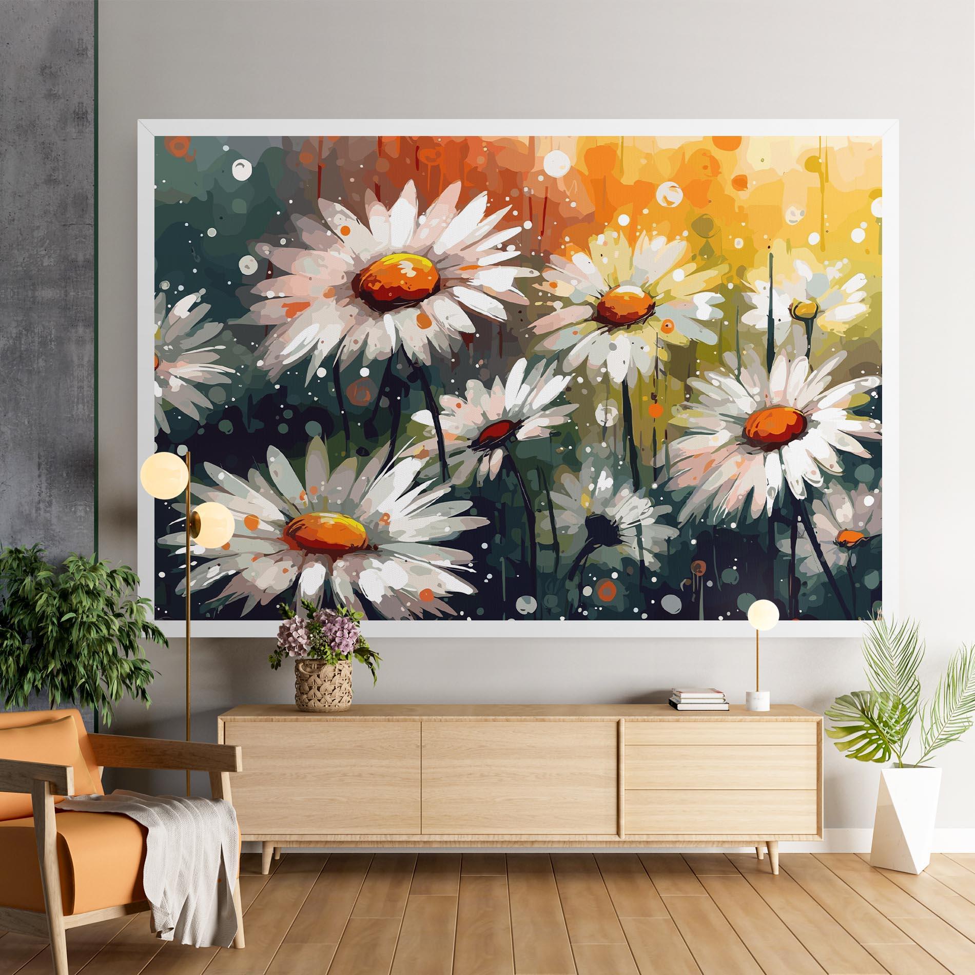 Vászonkép Daisy Art mockup 9