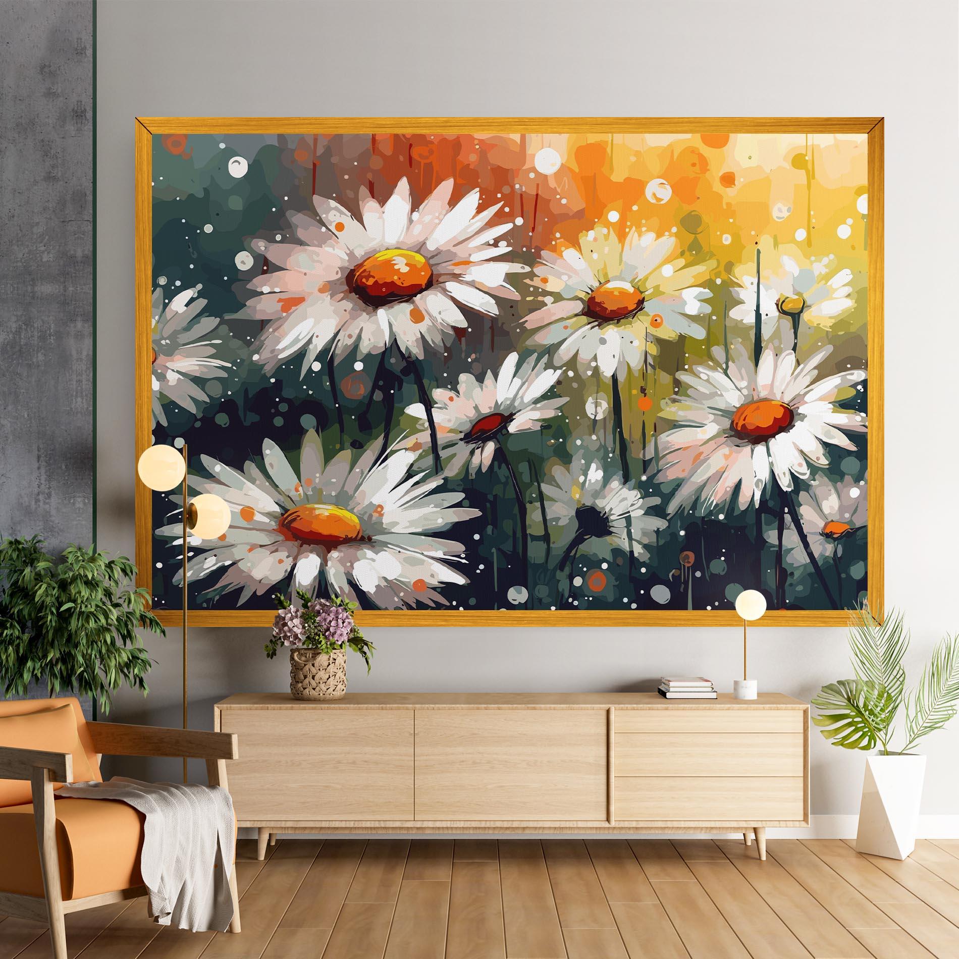 Vászonkép Daisy Art mockup 9