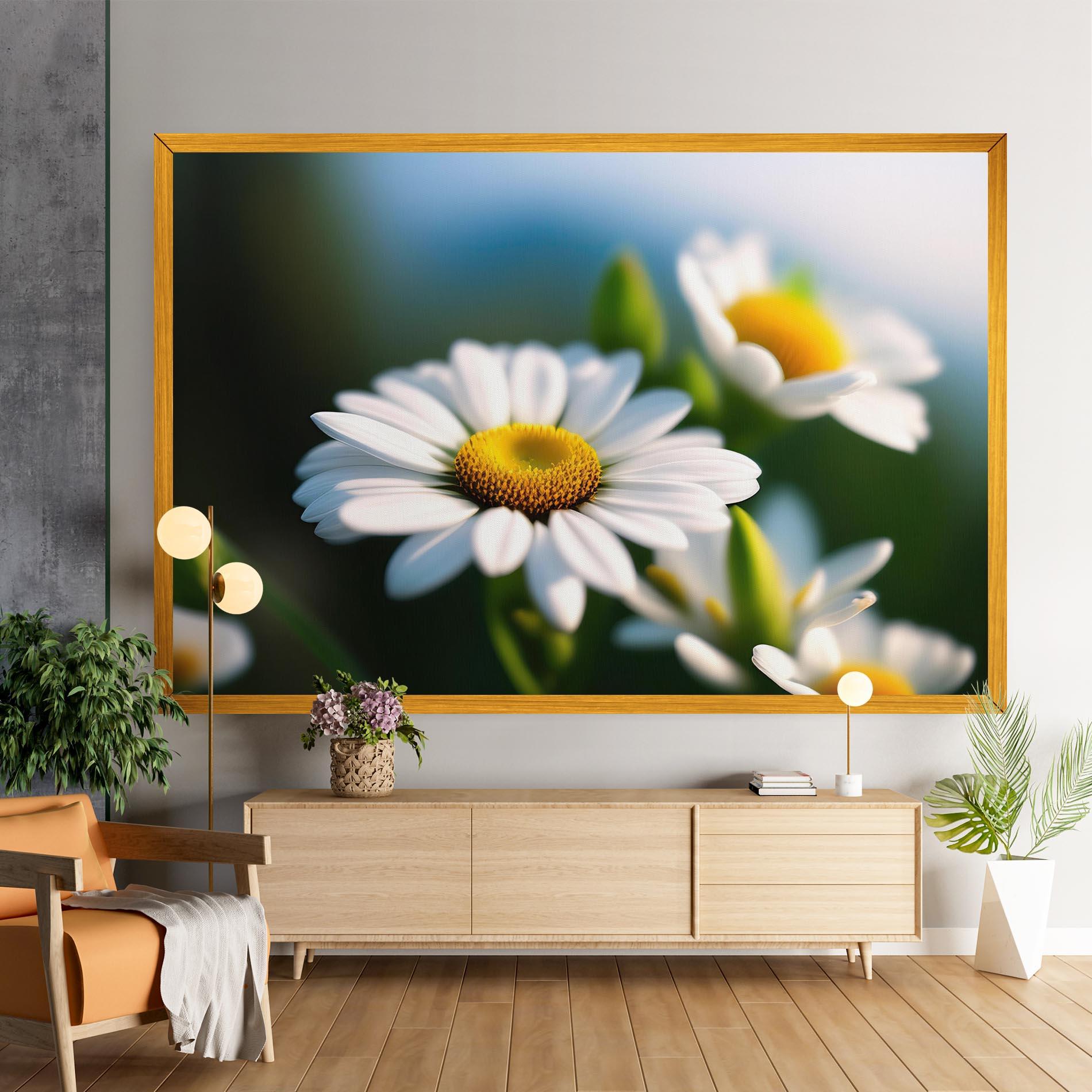Vászonkép Daisy In The Sun mockup 9