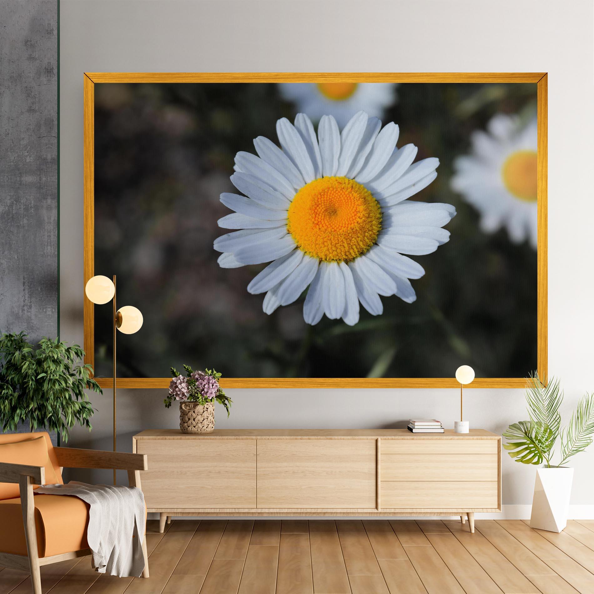Vászonkép Strong Yellow Daisy mockup 9
