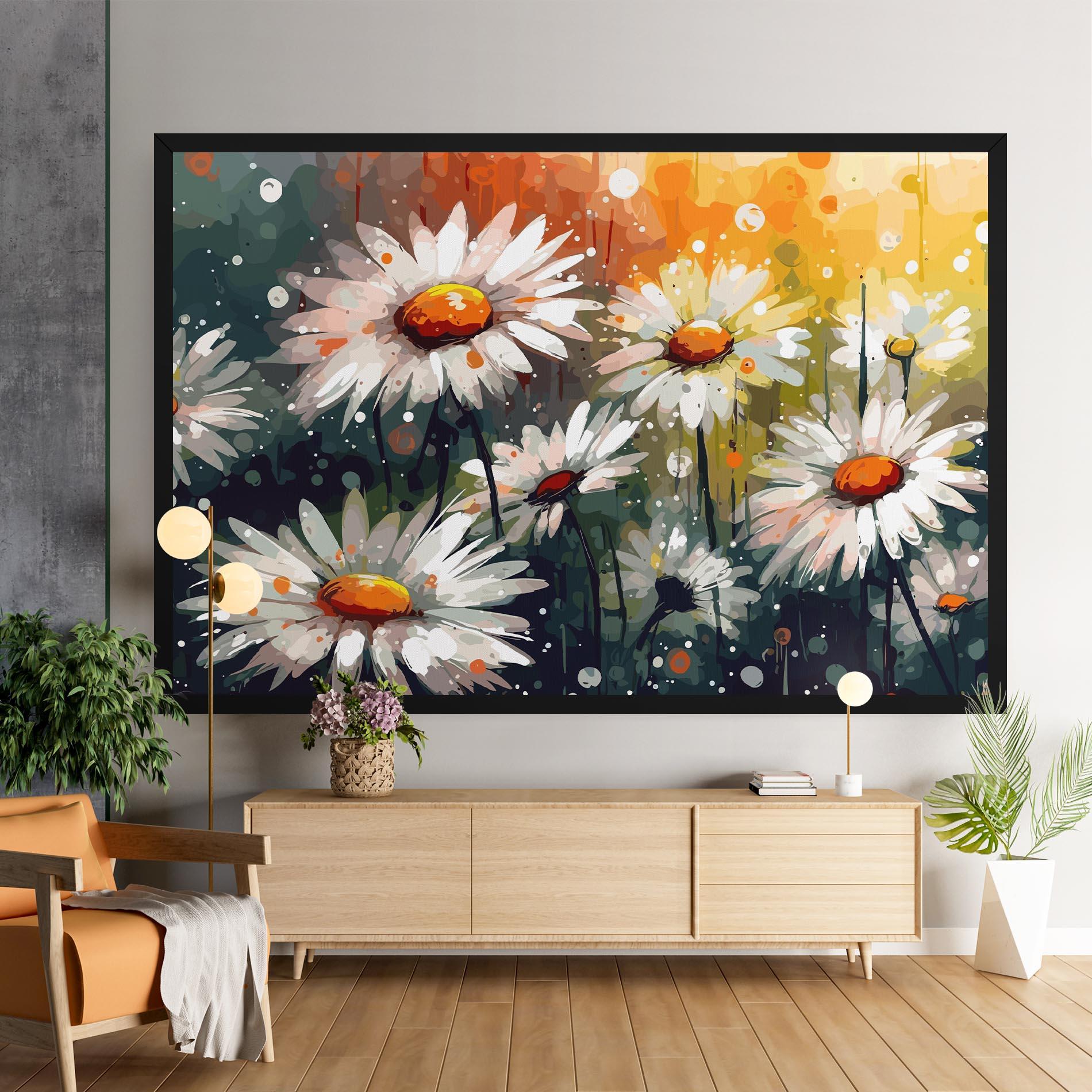 Vászonkép Daisy Art mockup 9