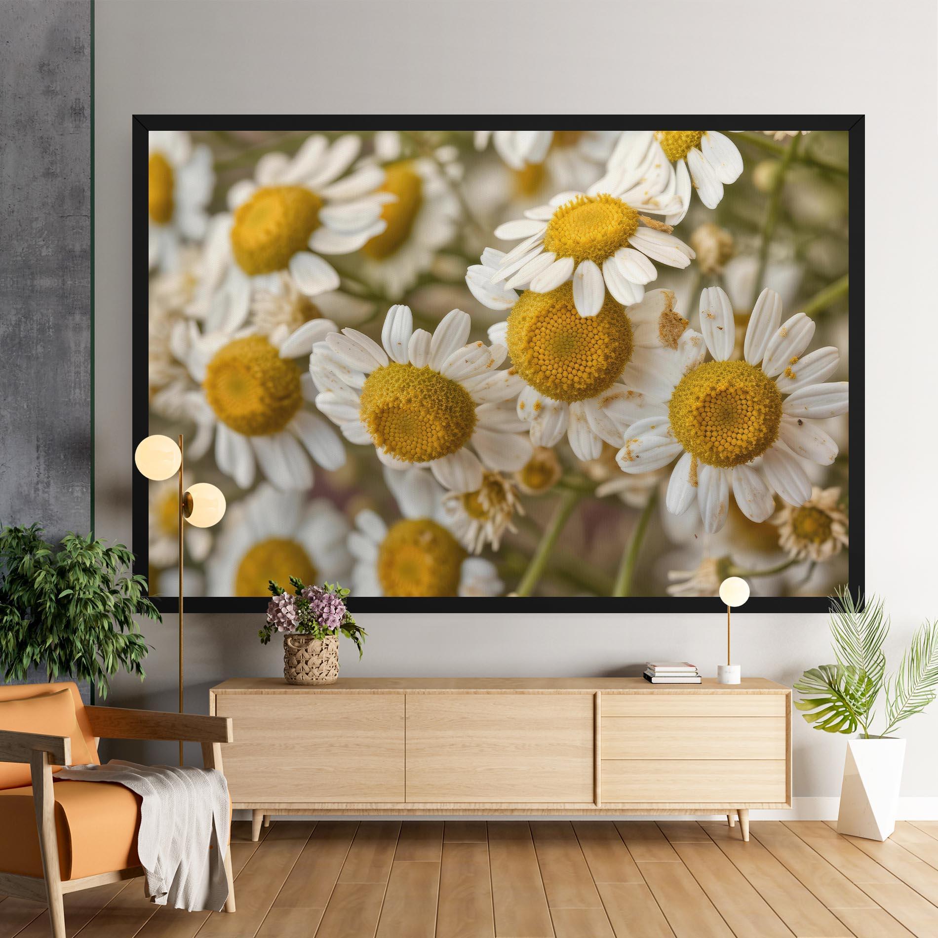 Vászonkép Daisy Wall mockup 9