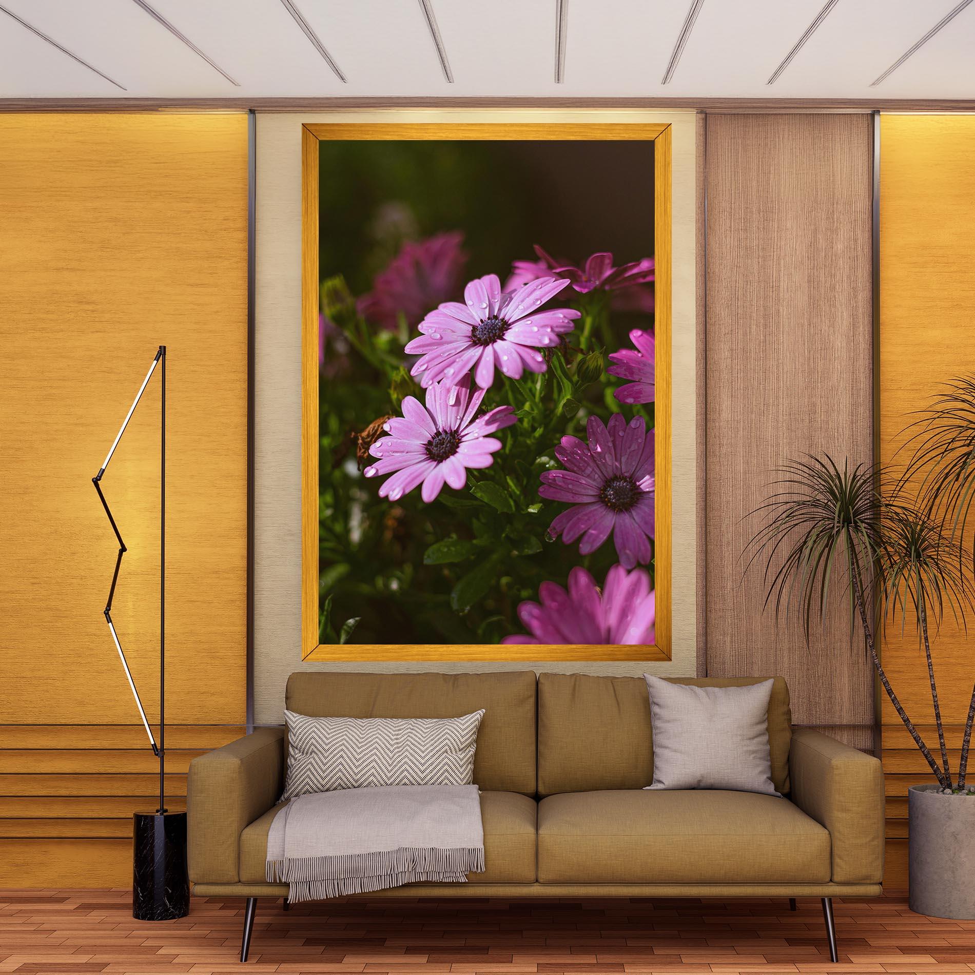 Vászonkép Purple Daisy mockup 9