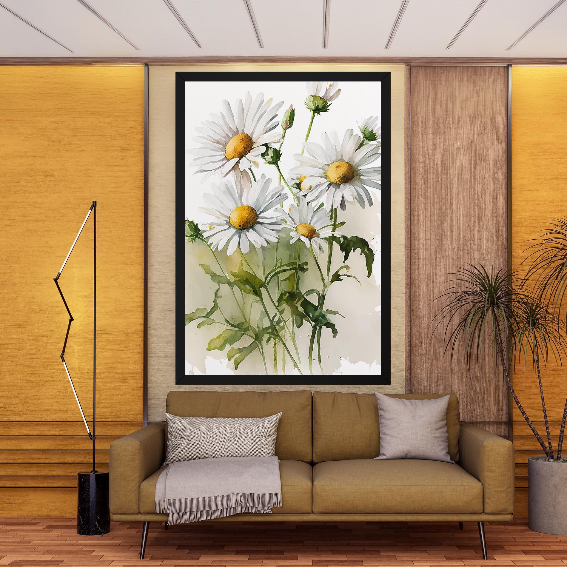 Vászonkép Painted Daisy mockup 9