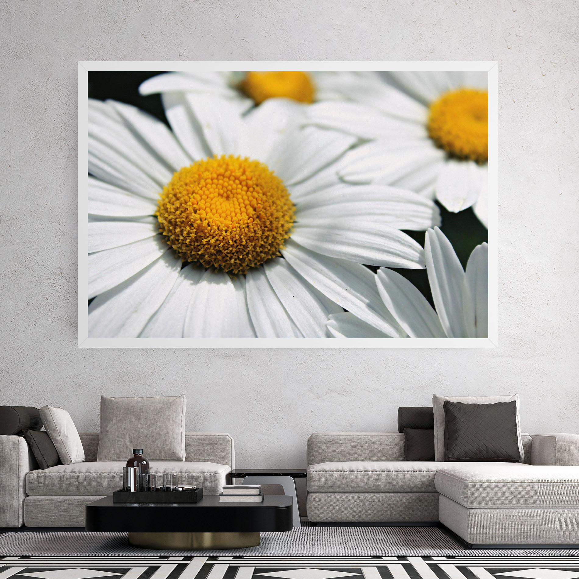 Vászonkép Big Daisies mockup 2